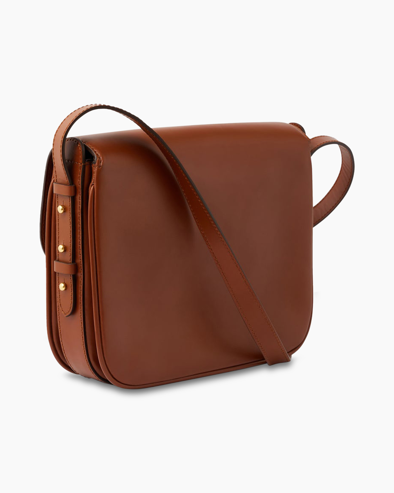 crossbody bag, leather bag, brown, shoulder strap, minimalist design