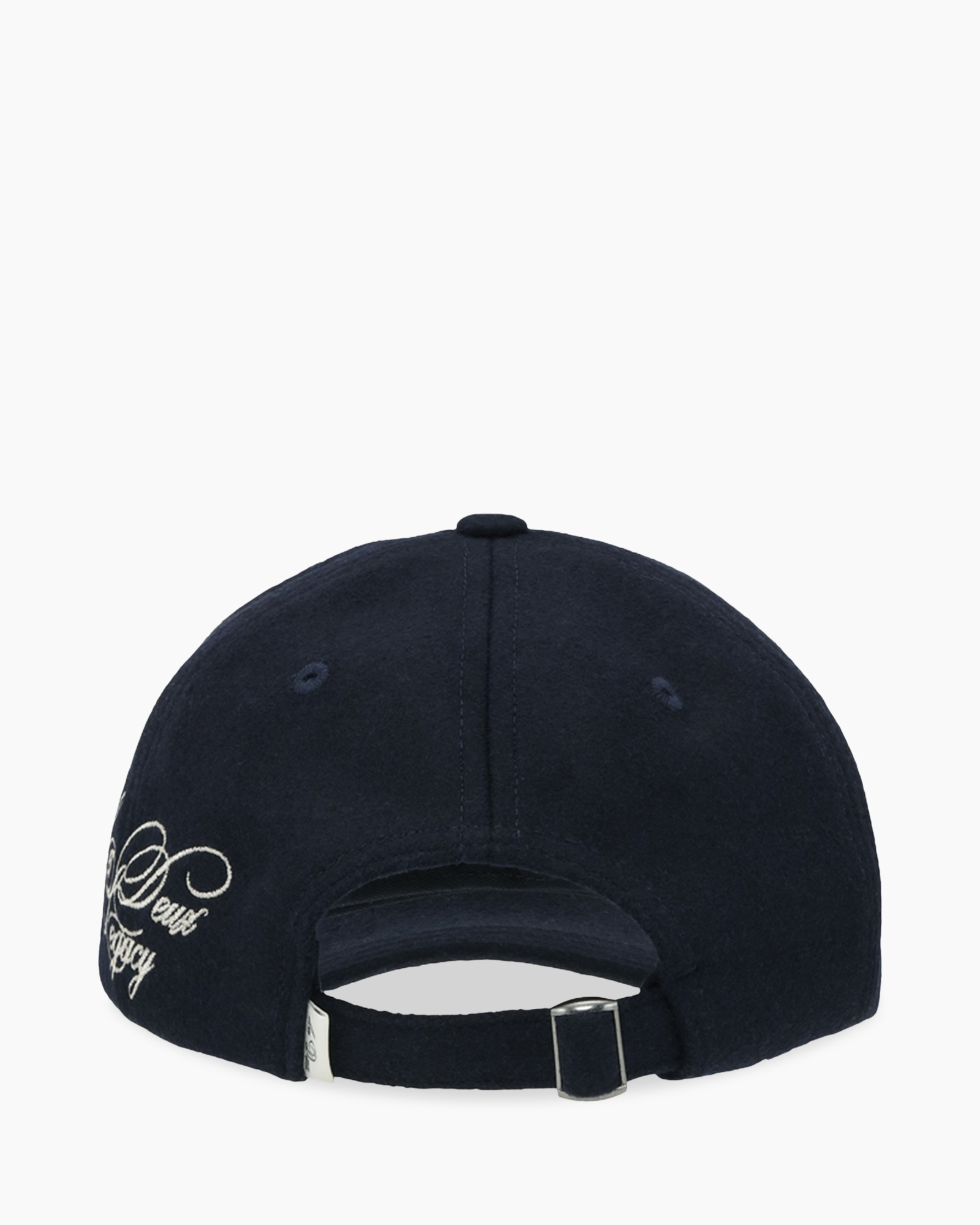 baseball cap, navy, twisted logo, adjustable, unstructured cap