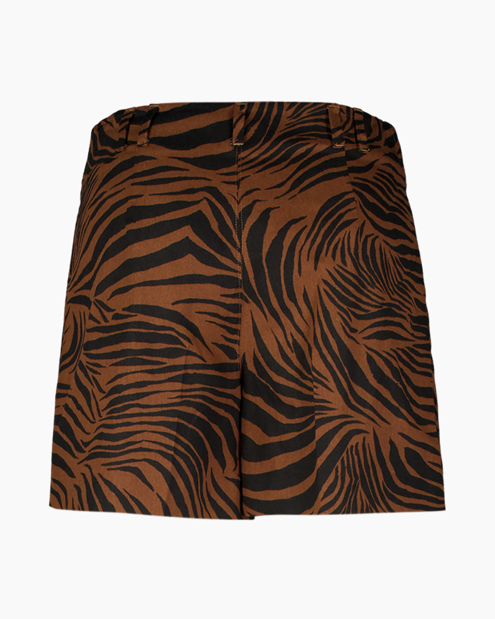 shorts, animal print, brown, zebra/tiger pattern, fashion