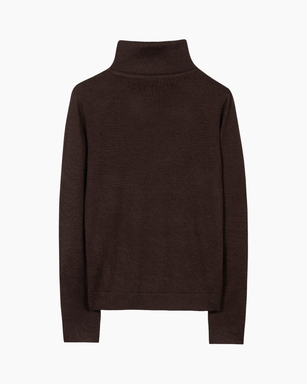 turtleneck, pullover, knit, brown, long-sleeve