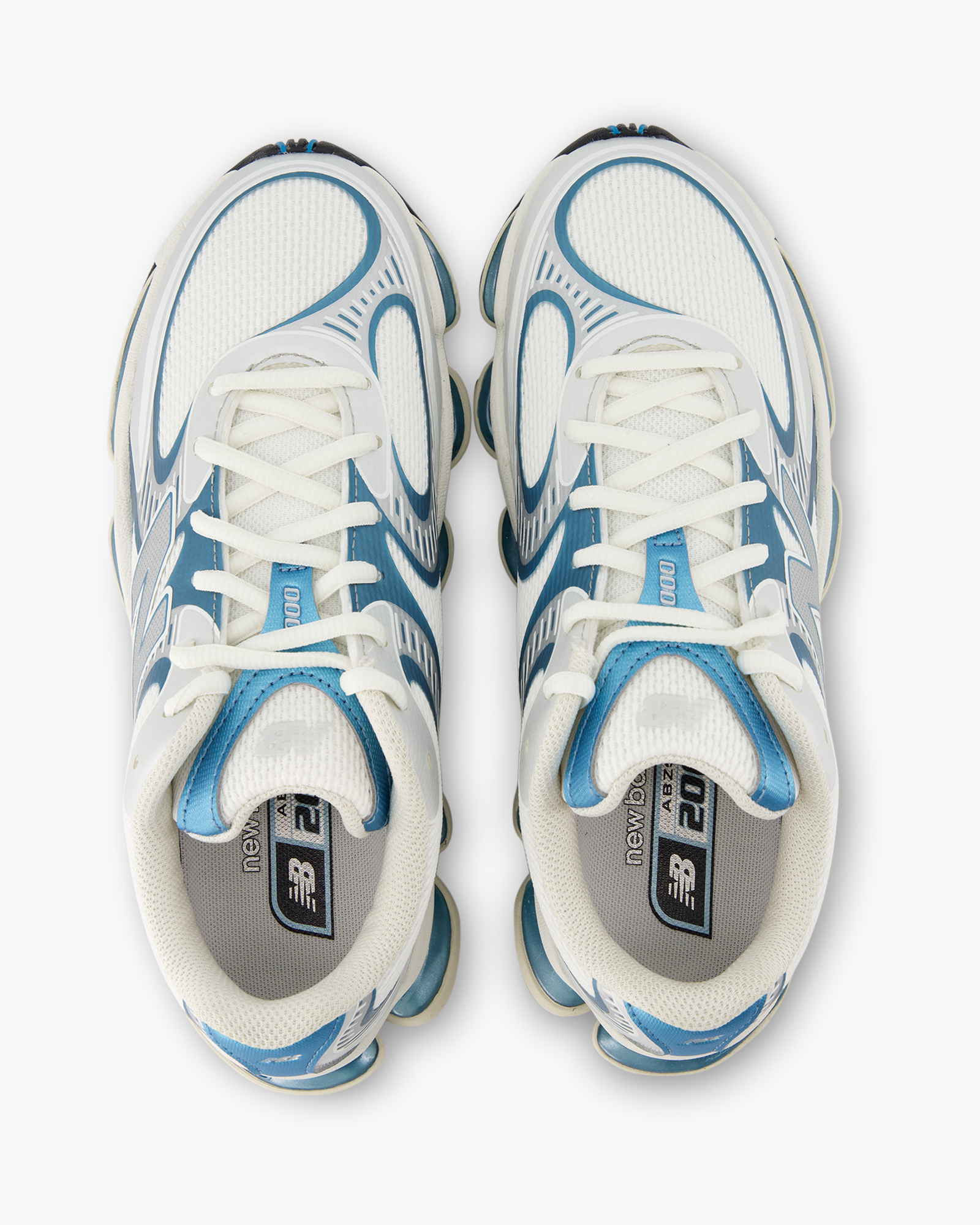 sneakers, running shoes, white blue, mesh, laces