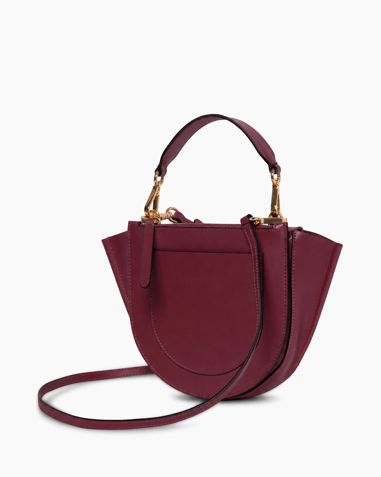 handbag, purse, shoulder bag, maroon, minimalist