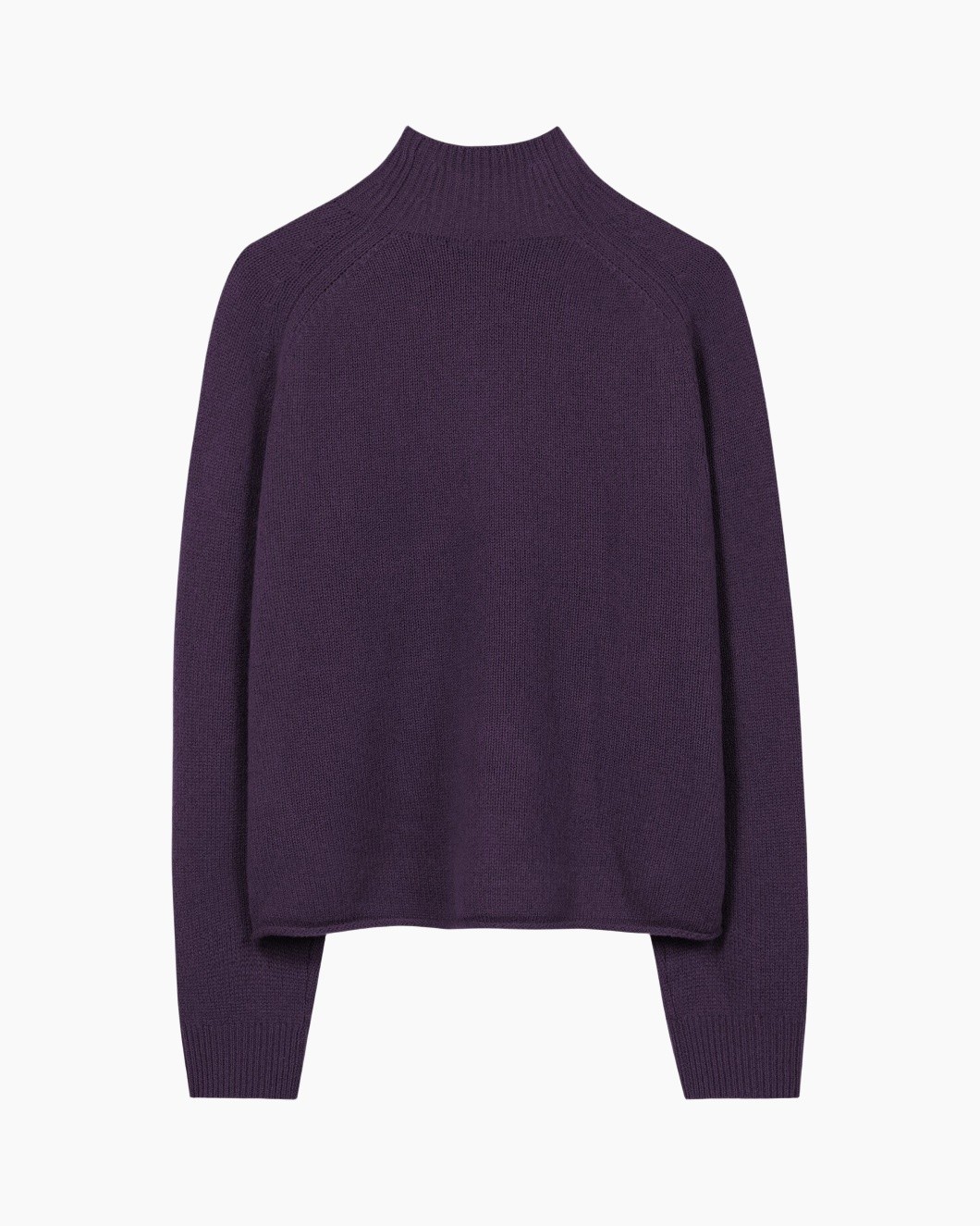 sweater, crew neck, long sleeves, knit, purple