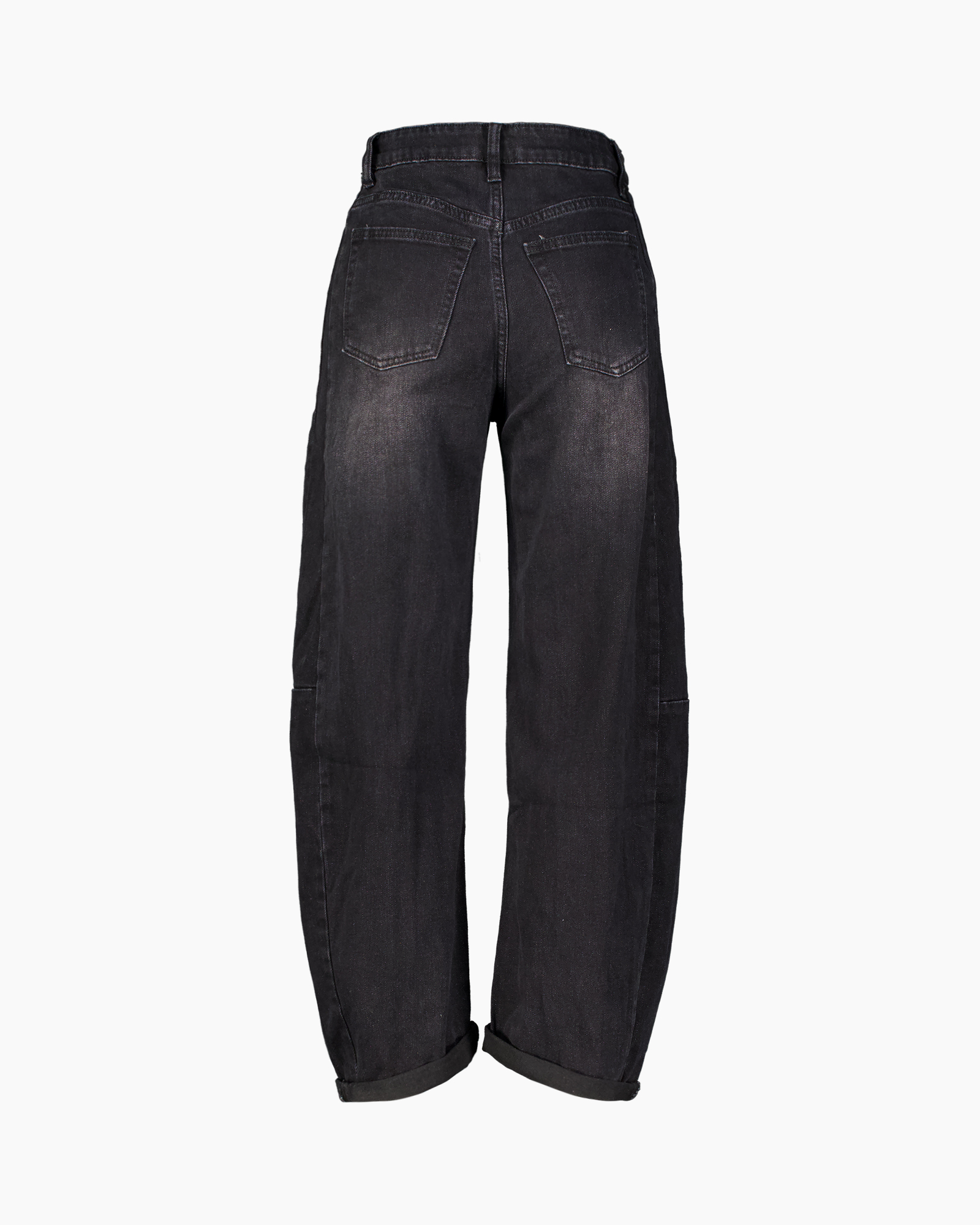 jeans, dark wash, straight leg, cargo pockets, rolled cuffs