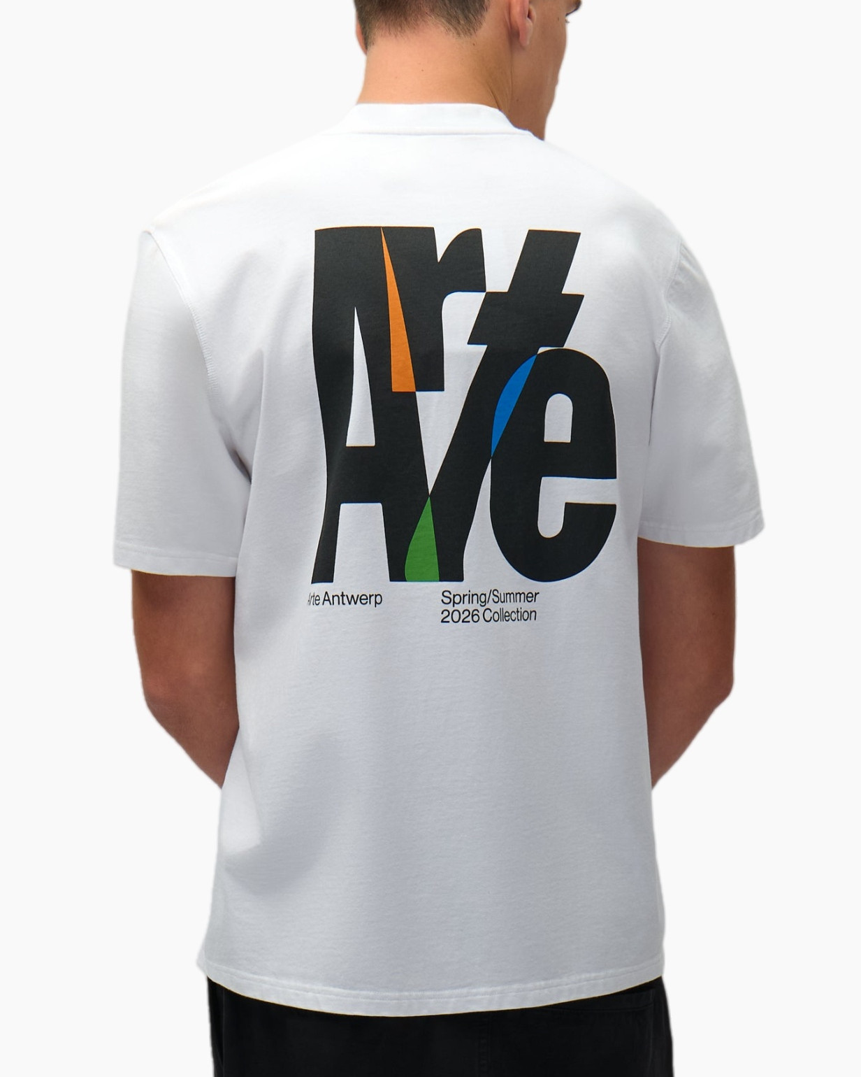 t-shirt, short-sleeve, crew neck, white, cotton
