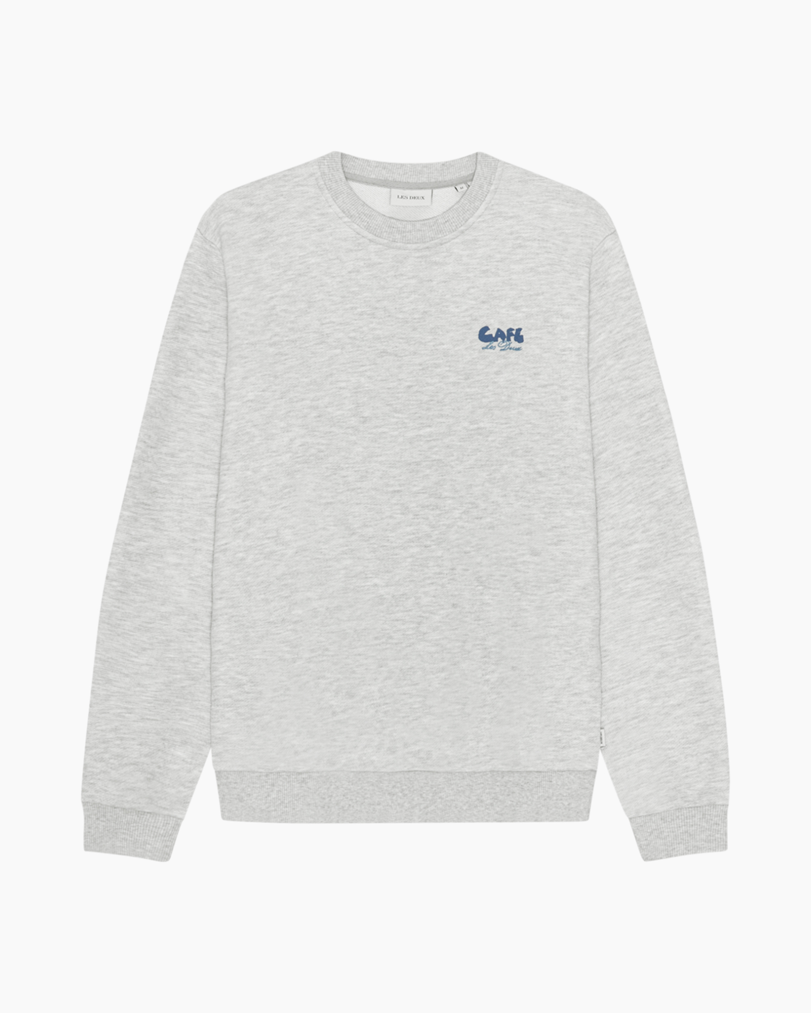sweatshirt, crewneck, gray, logo, longsleeve