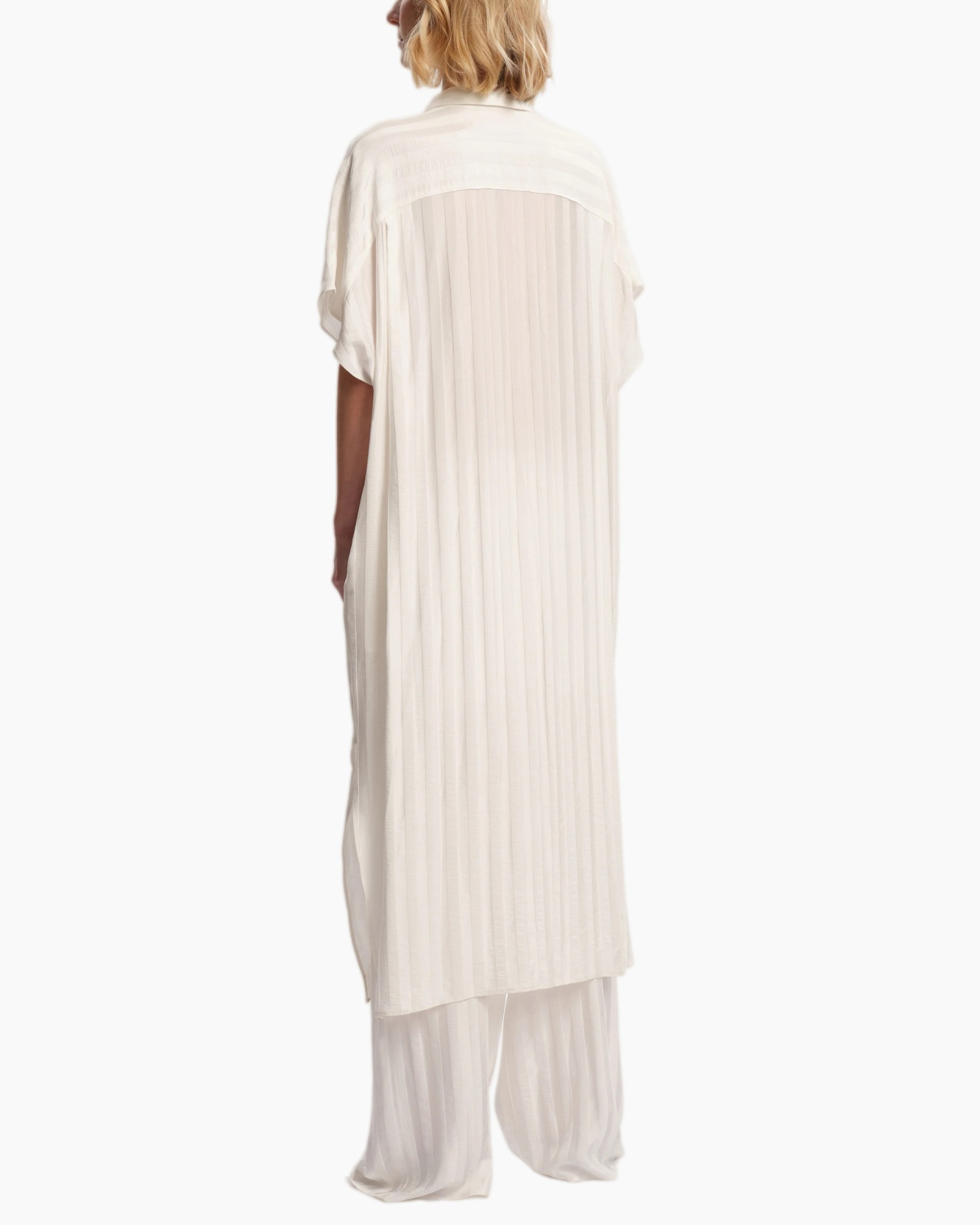 dress, long dress, pleated, white, layered outfit