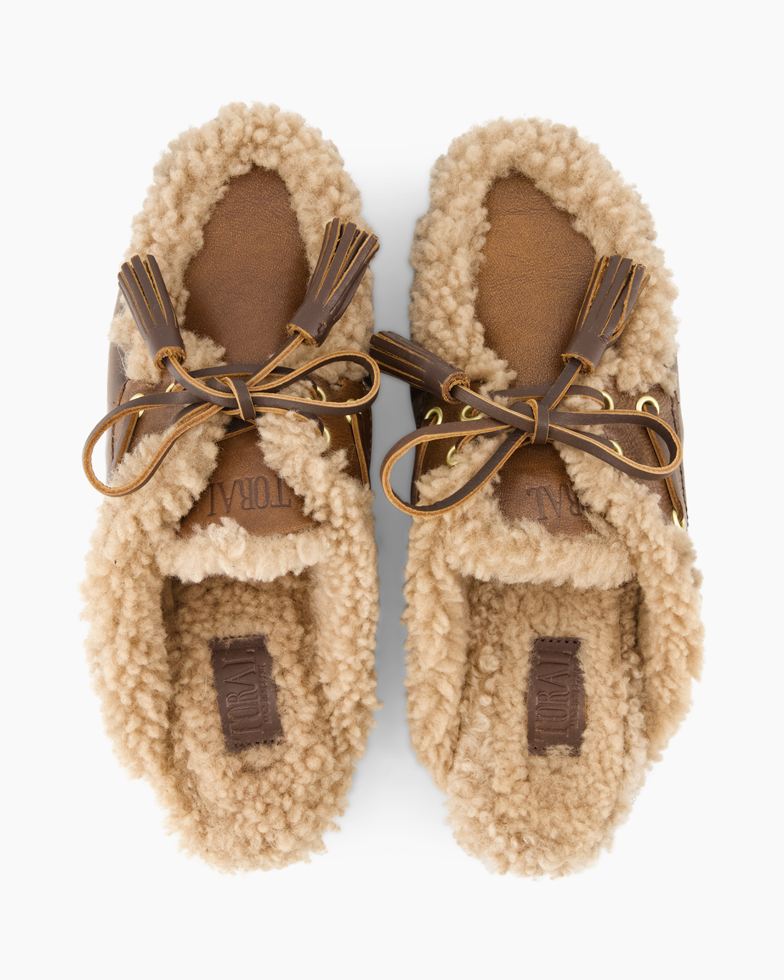 slippers, moccasins, shearling, fur lining, tassels