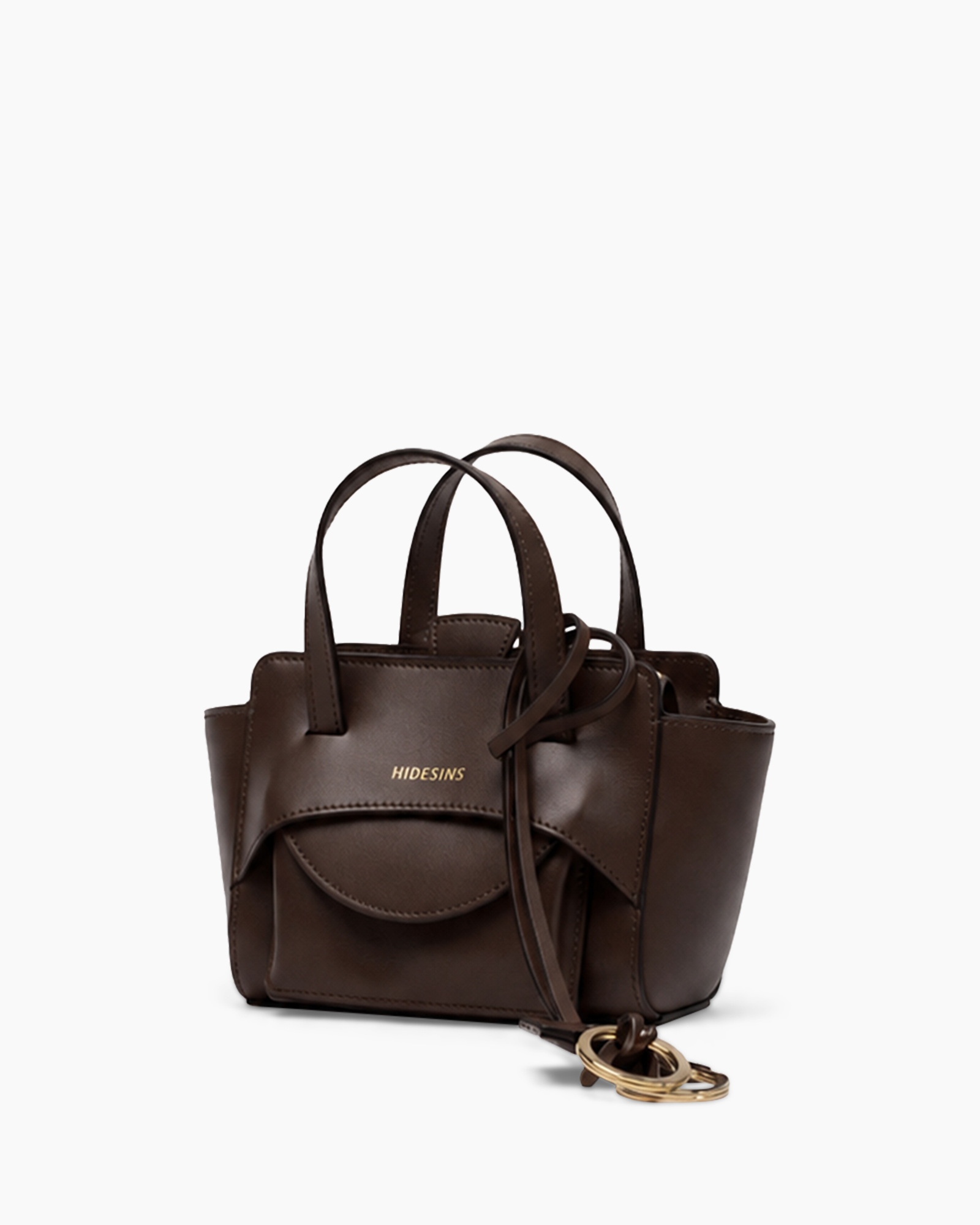 handbag, brown, leather, mini bag, crossbody strap