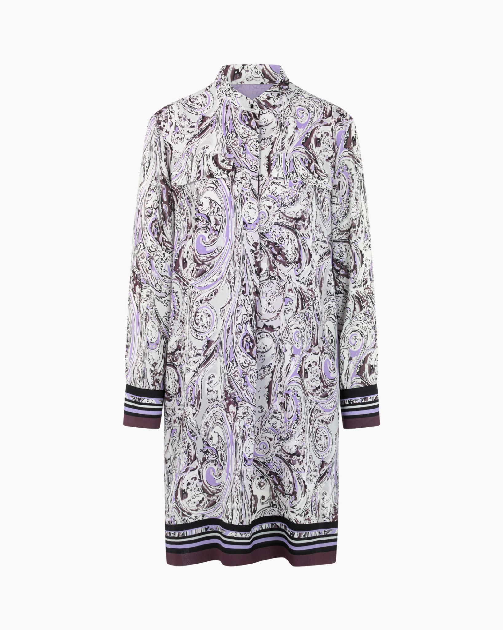 paisley, long shirt,  Printed dress, purple, flowy