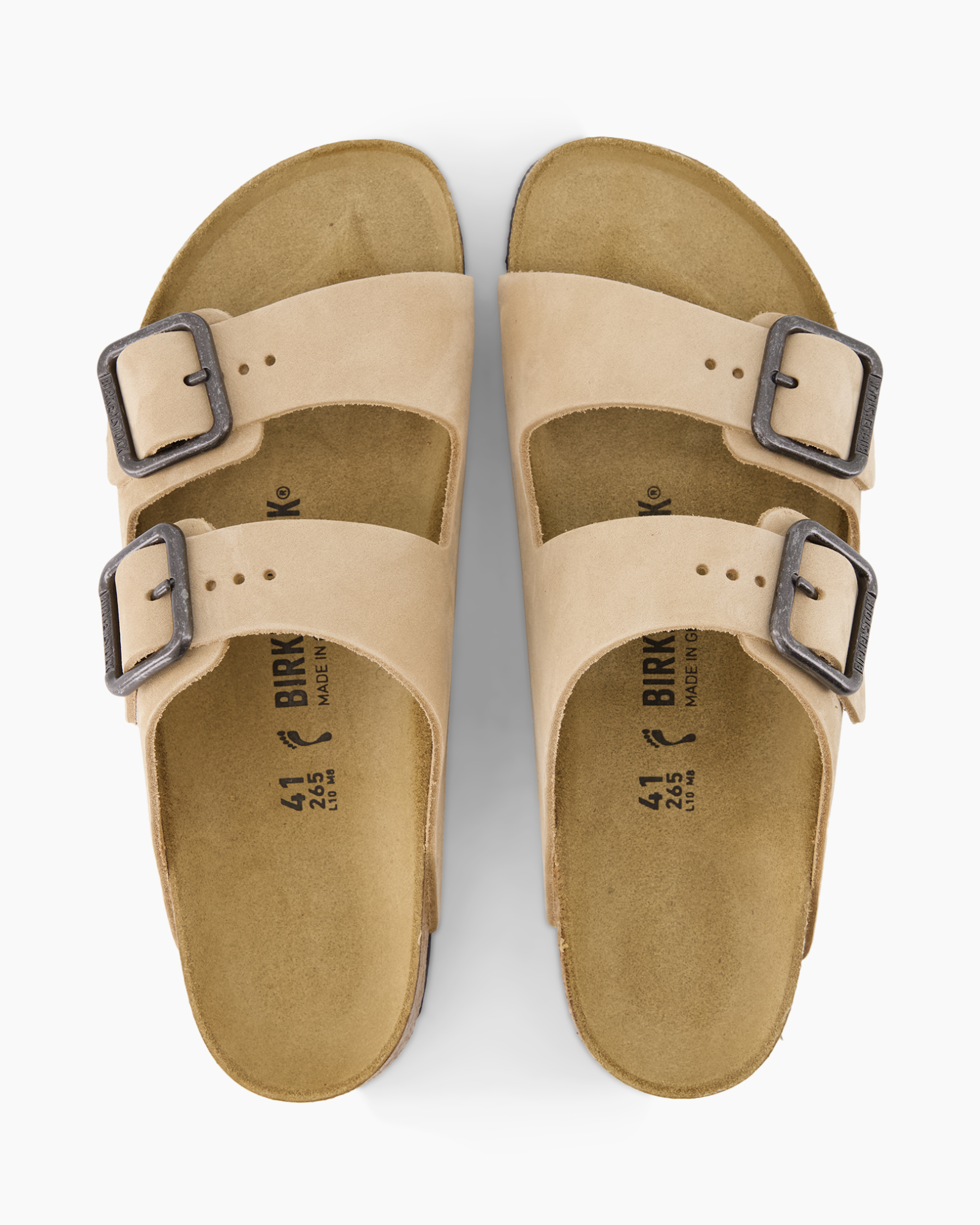 sandal, open-toe, double-strap, buckles, beige
