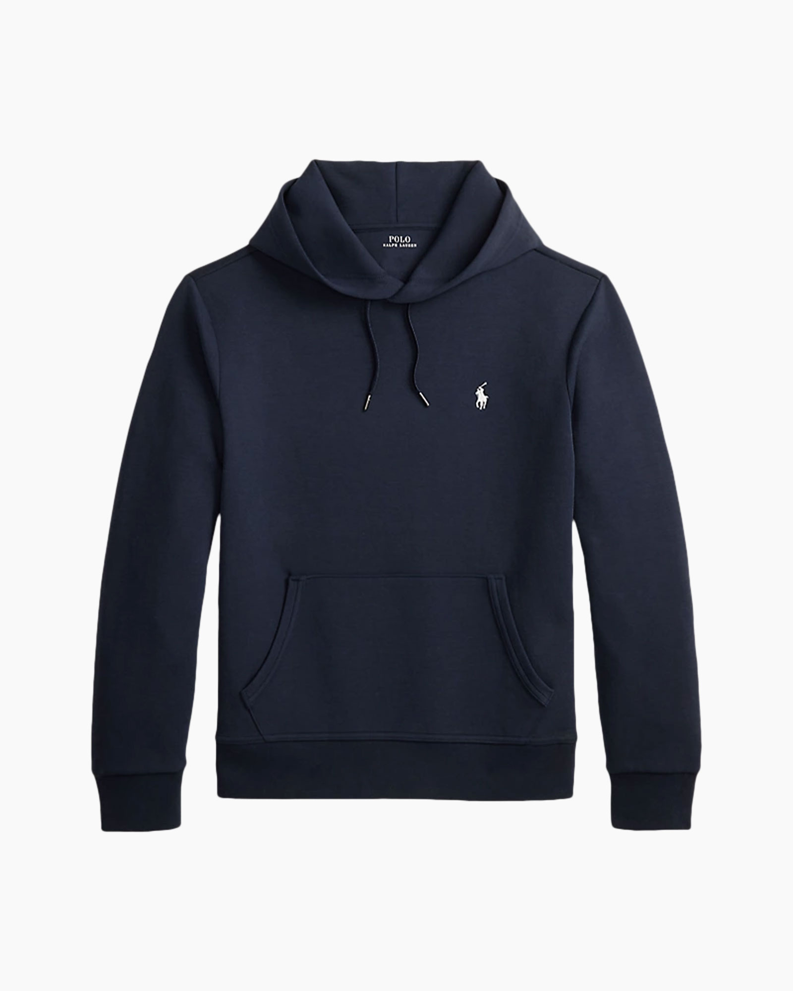 hoodie, navy, pullover, pocket, logo