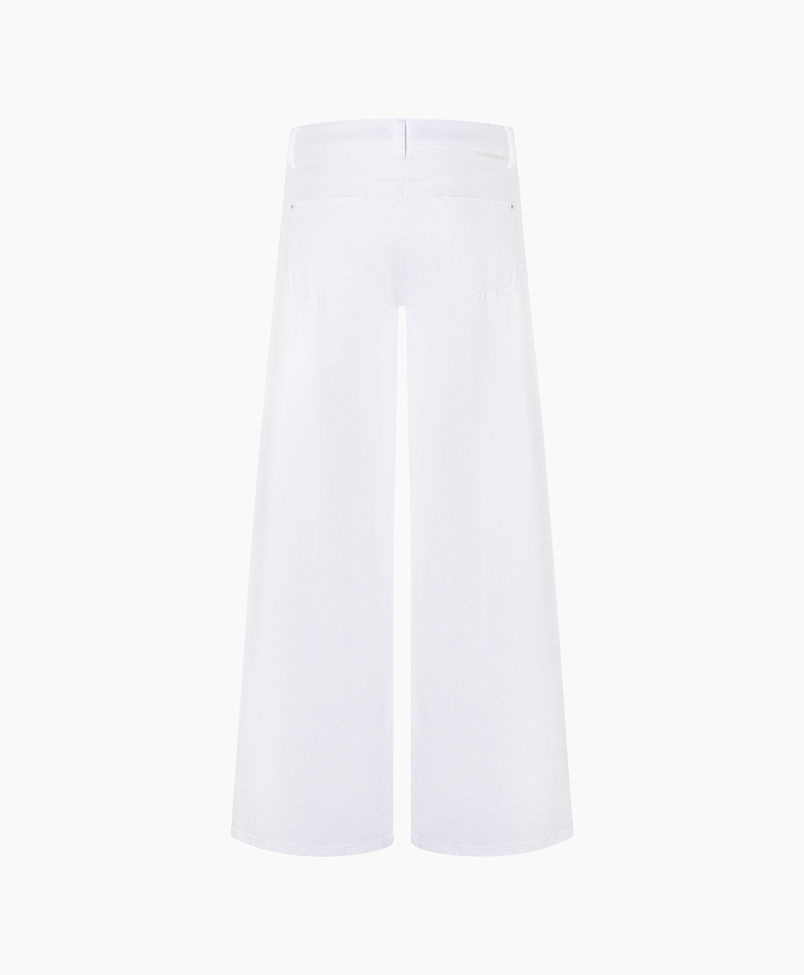 pants, white, wide-leg, denim?, pocket