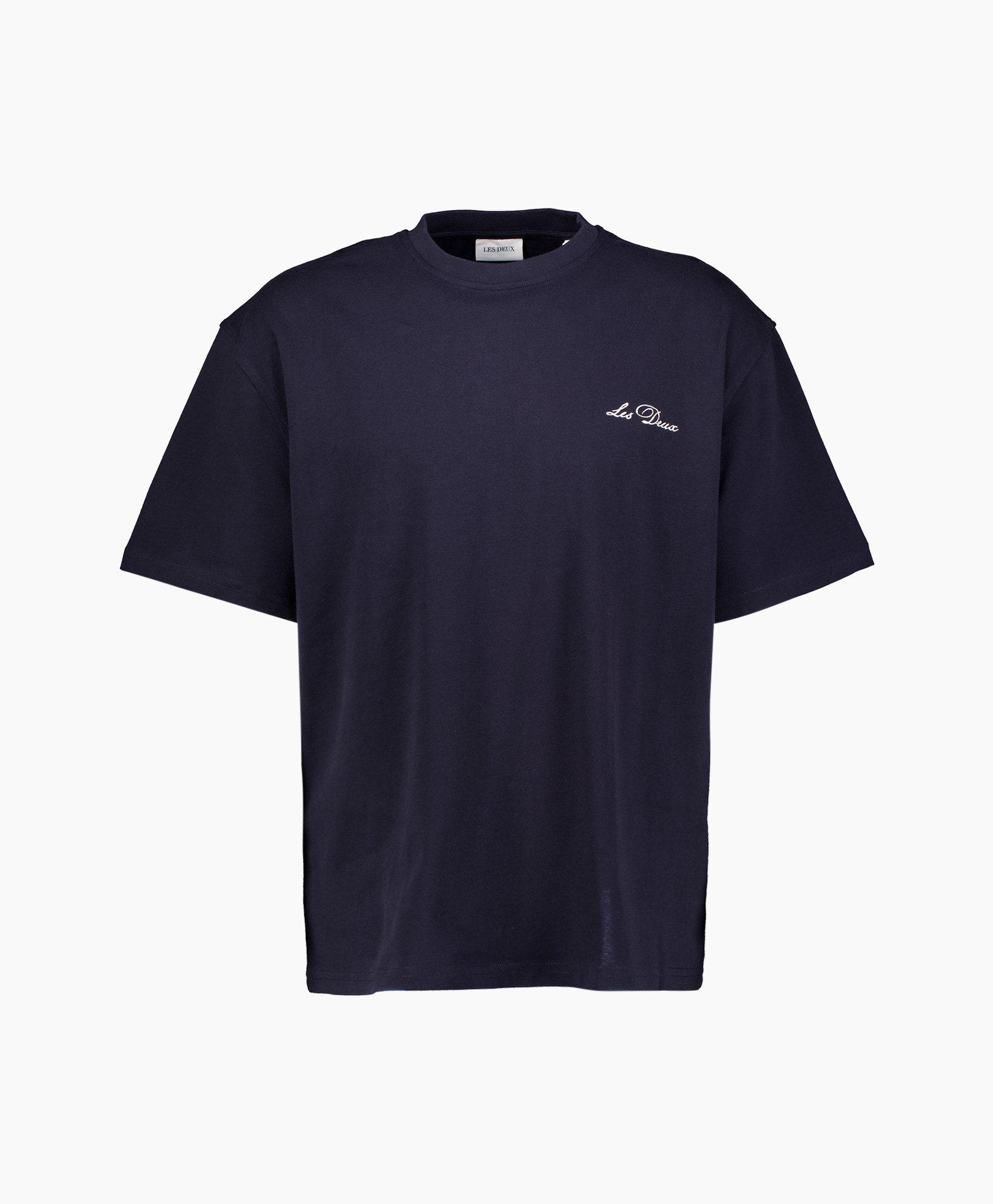 T-shirt Korte Mouw Crew Donker Blauw