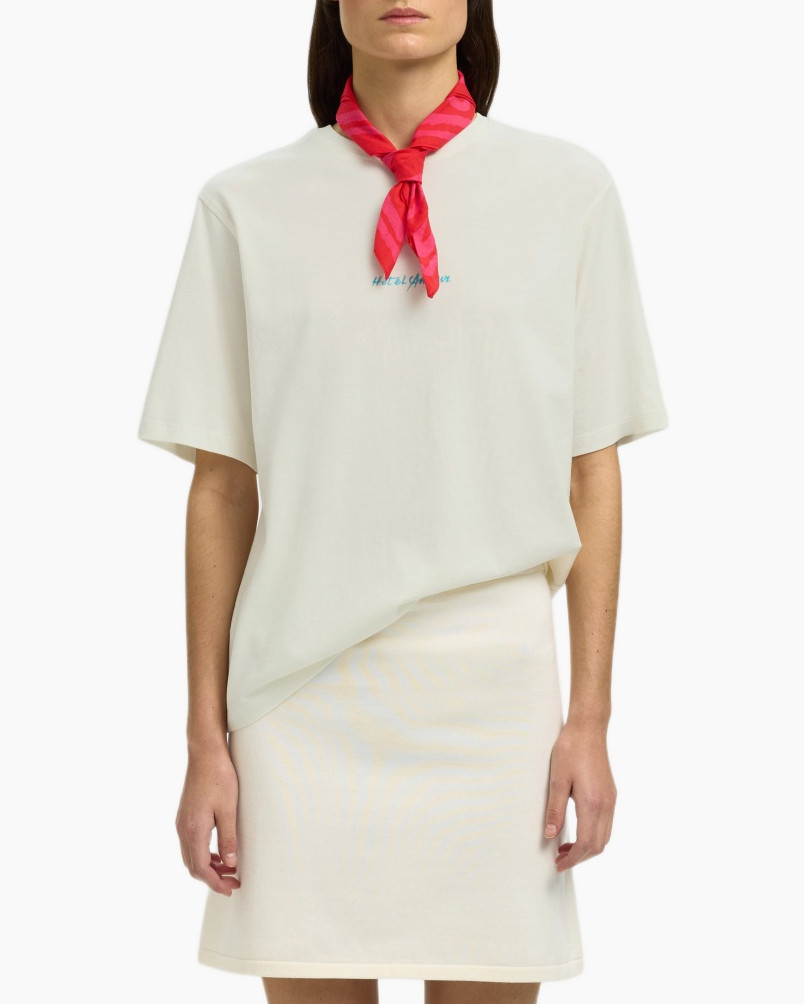 T-shirt Regular Vigga Ss Hotel Amour Tee Off White