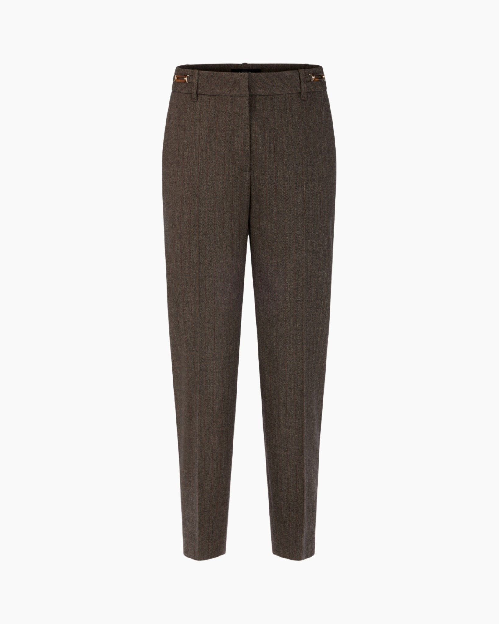 trousers, pants, pinstripe, brown, slim-fit