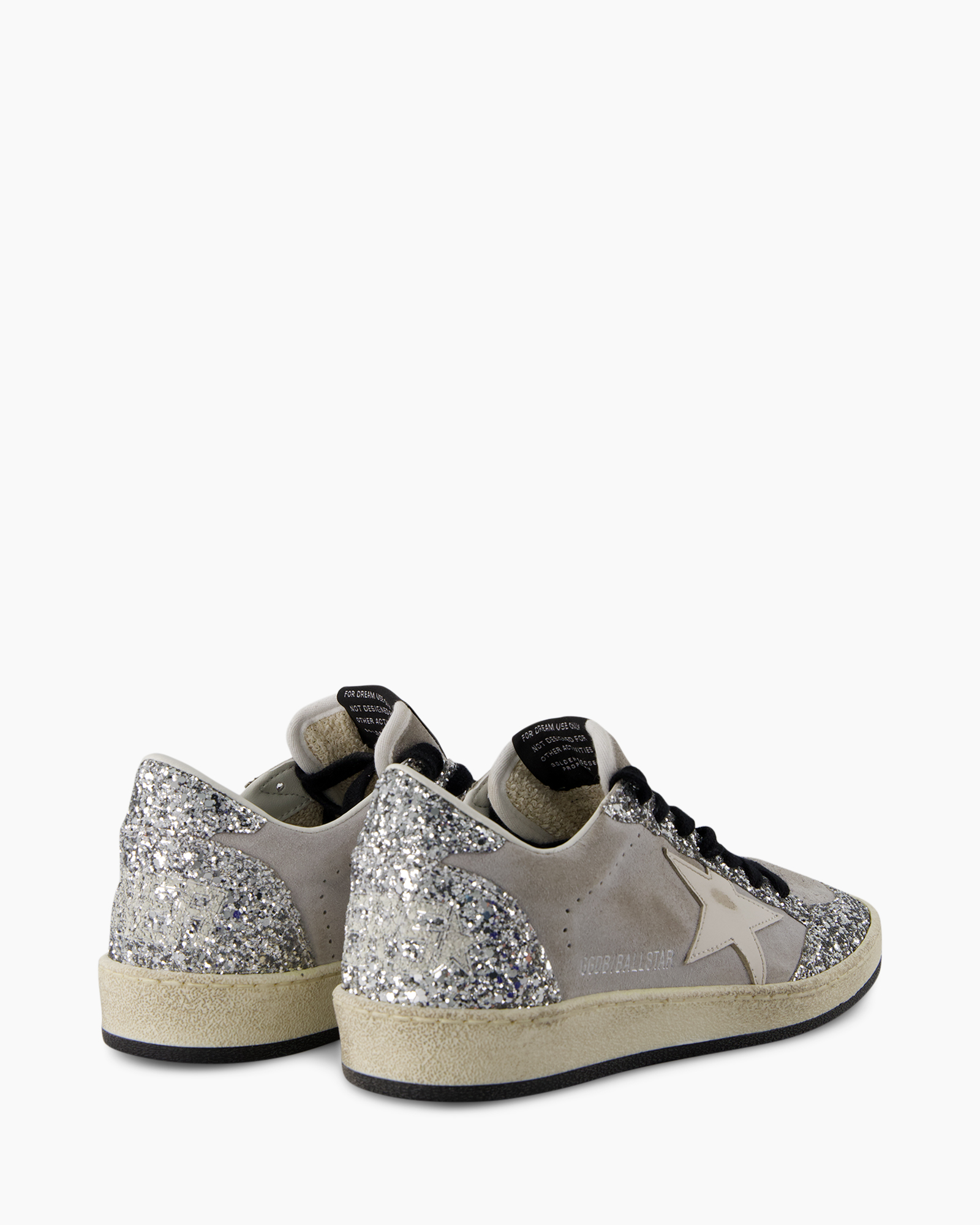 sneakers, glitter, glitter heel, glitter detail, star logo