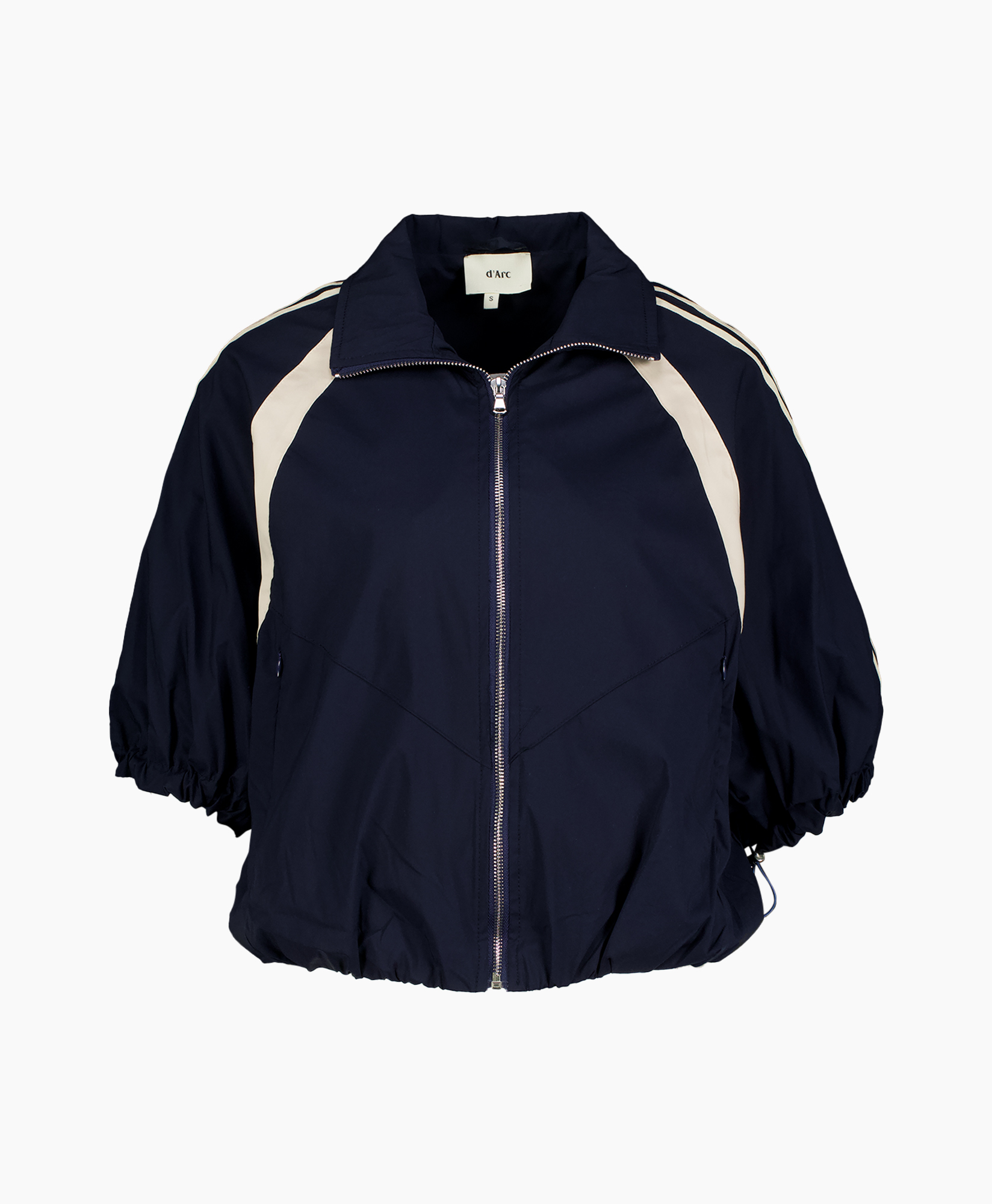 jacket, windbreaker, zipper, navy, raglan-sleeve