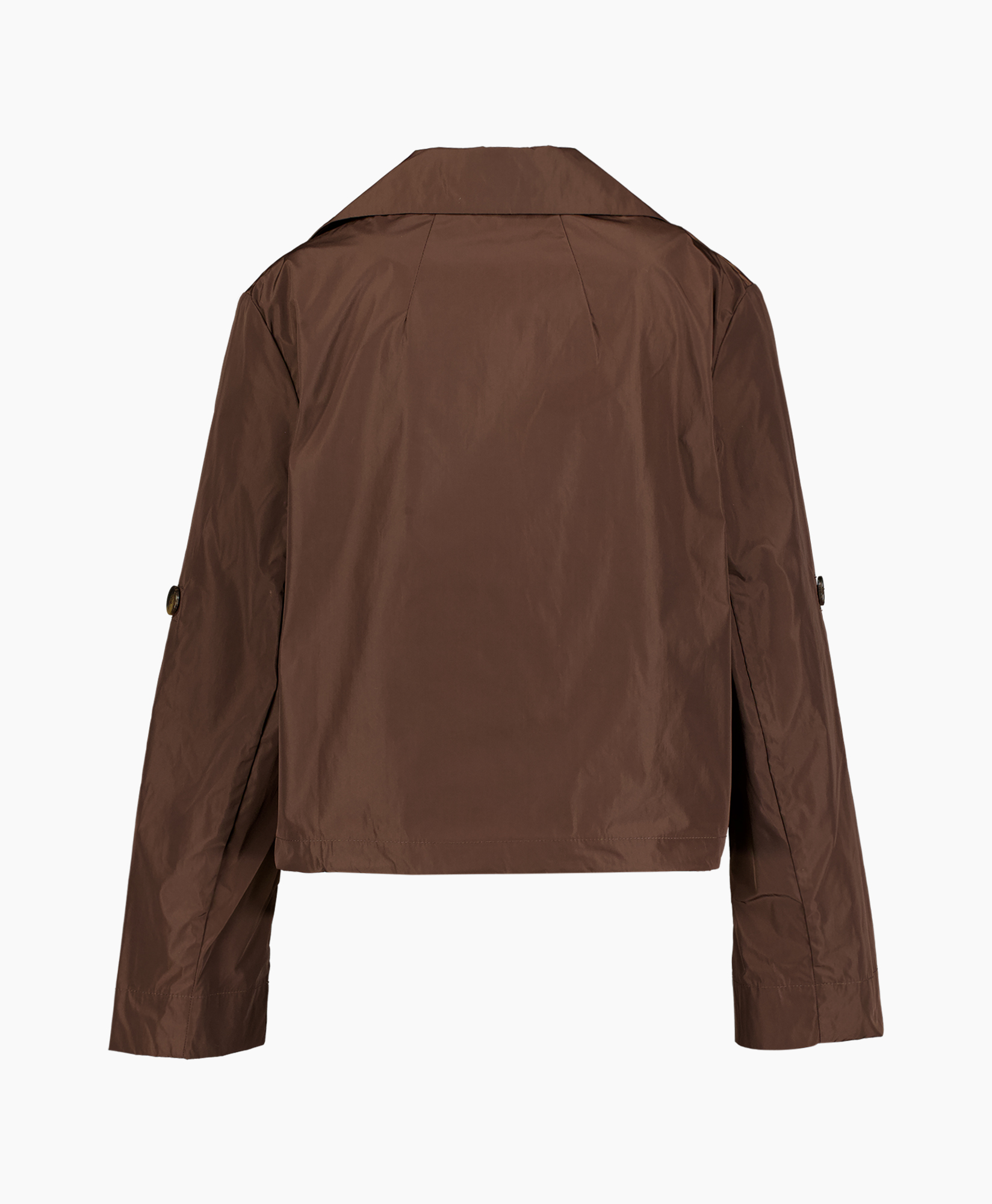 jacket, brown, windbreaker, long sleeve, collar
