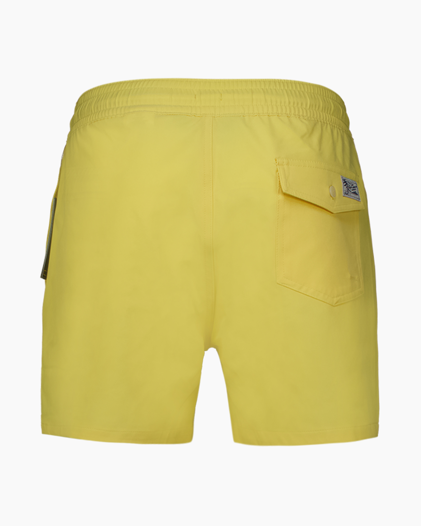 swimwear, shorts, drawstring, solid, yellow