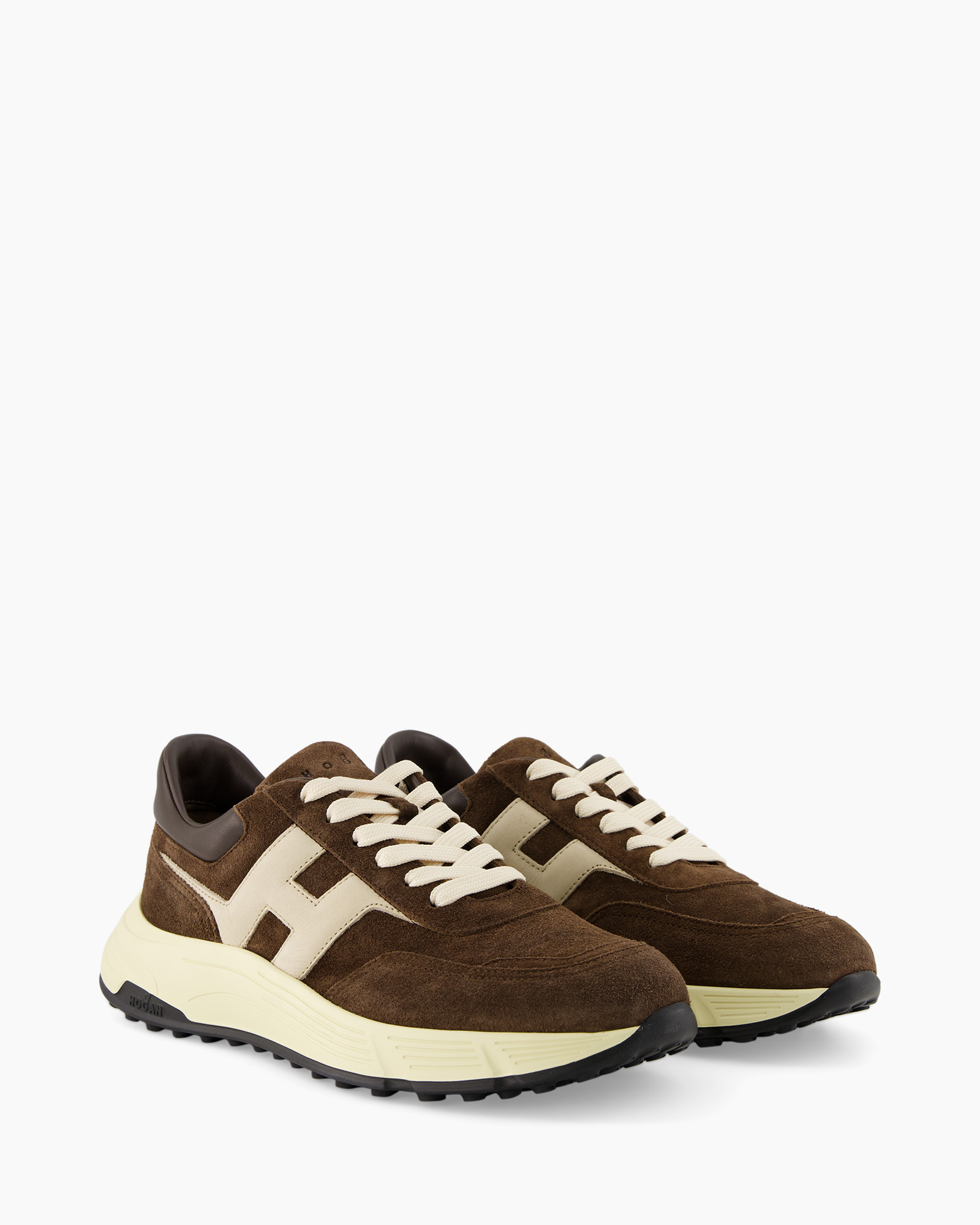sneaker, brown, suede, creeper, glossy-padded-sole