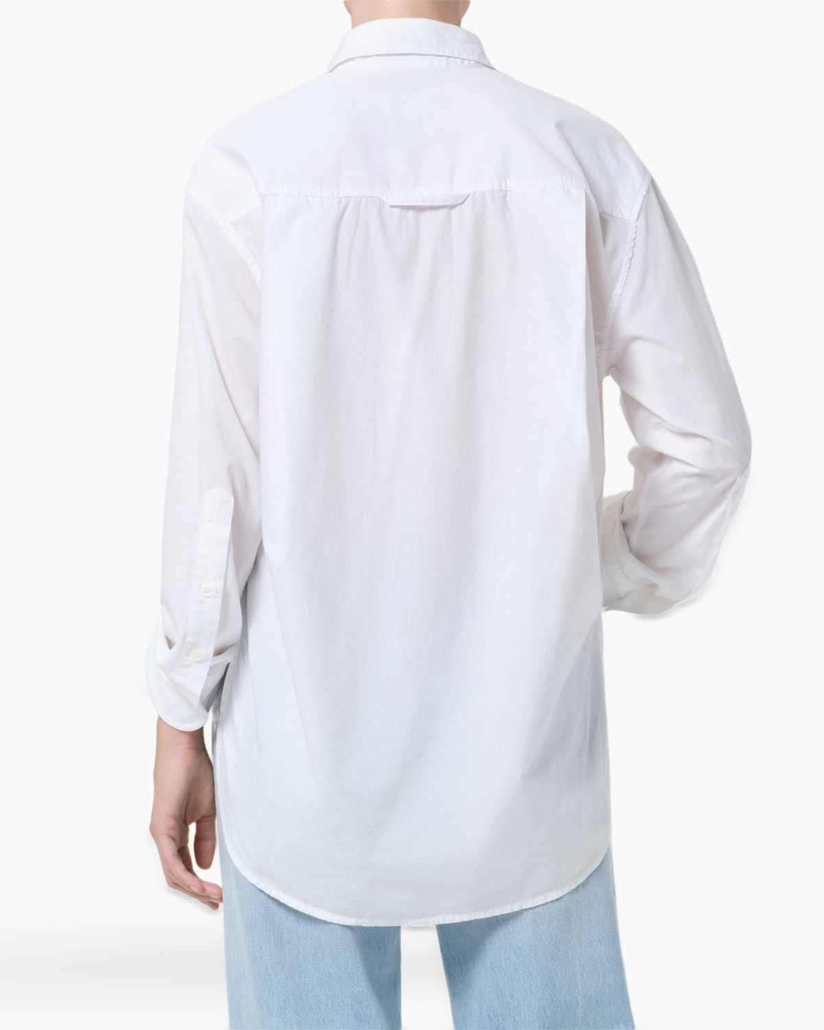 white shirt, button-down, collar, casual outfit, pocket tee
