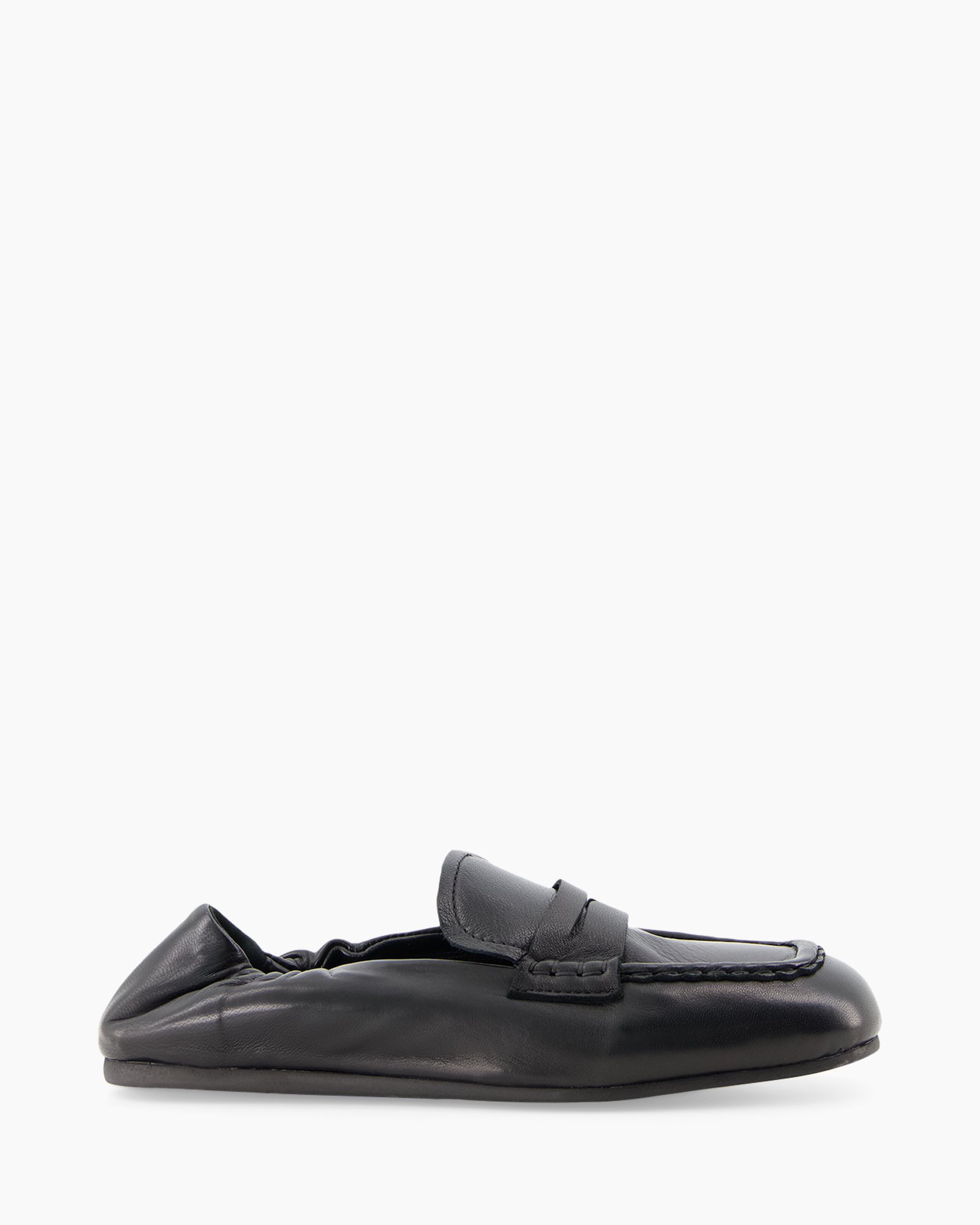loafers, loafer, slip-on, black, leather