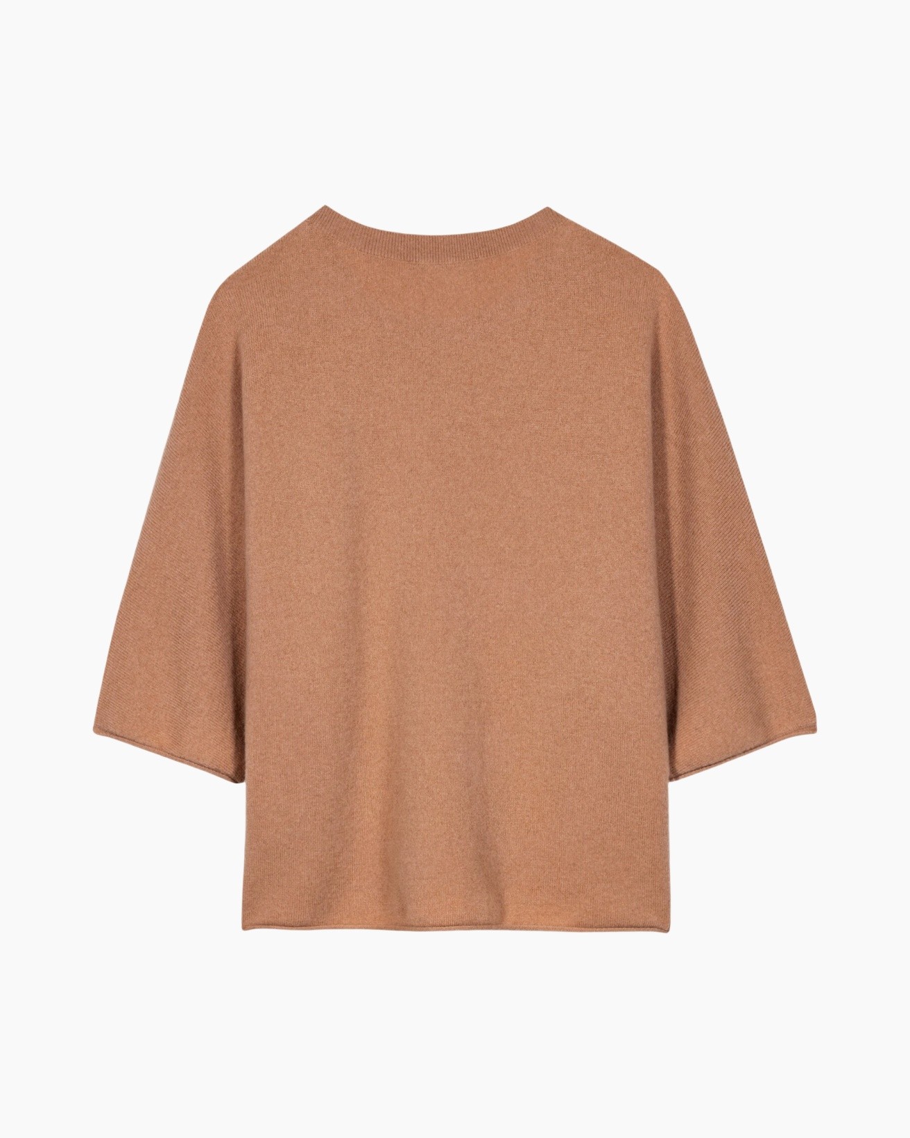 top, pullover, knit, brown, oversized