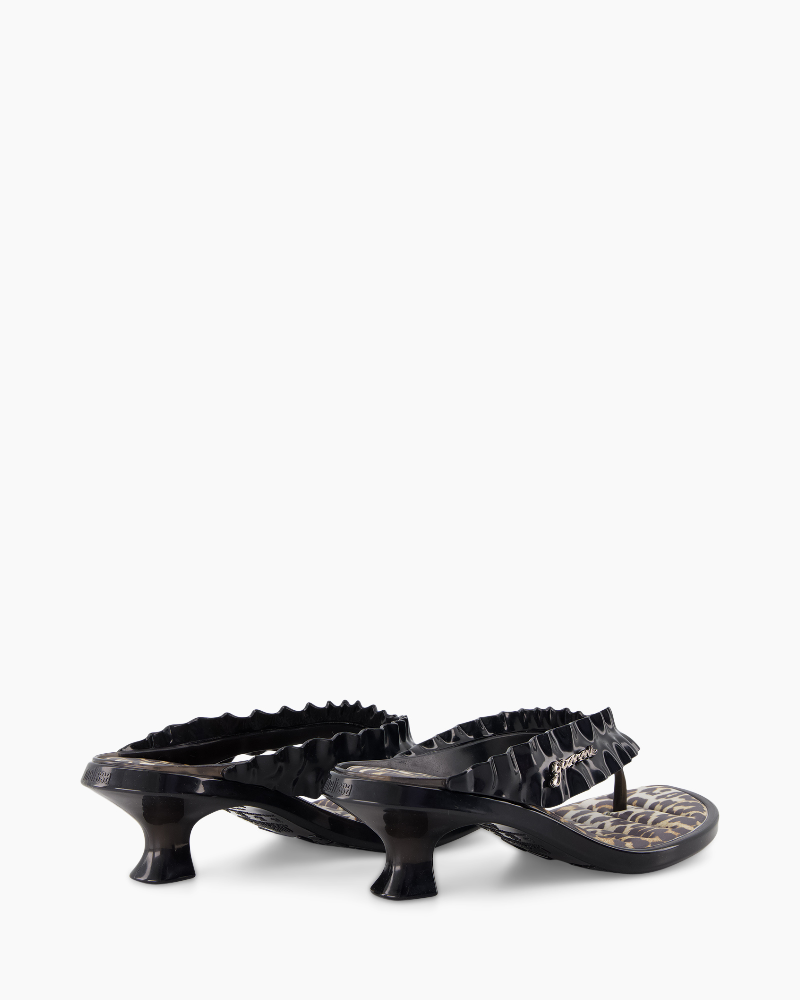 sandals, black, ruched strap, stiletto heel, open toe