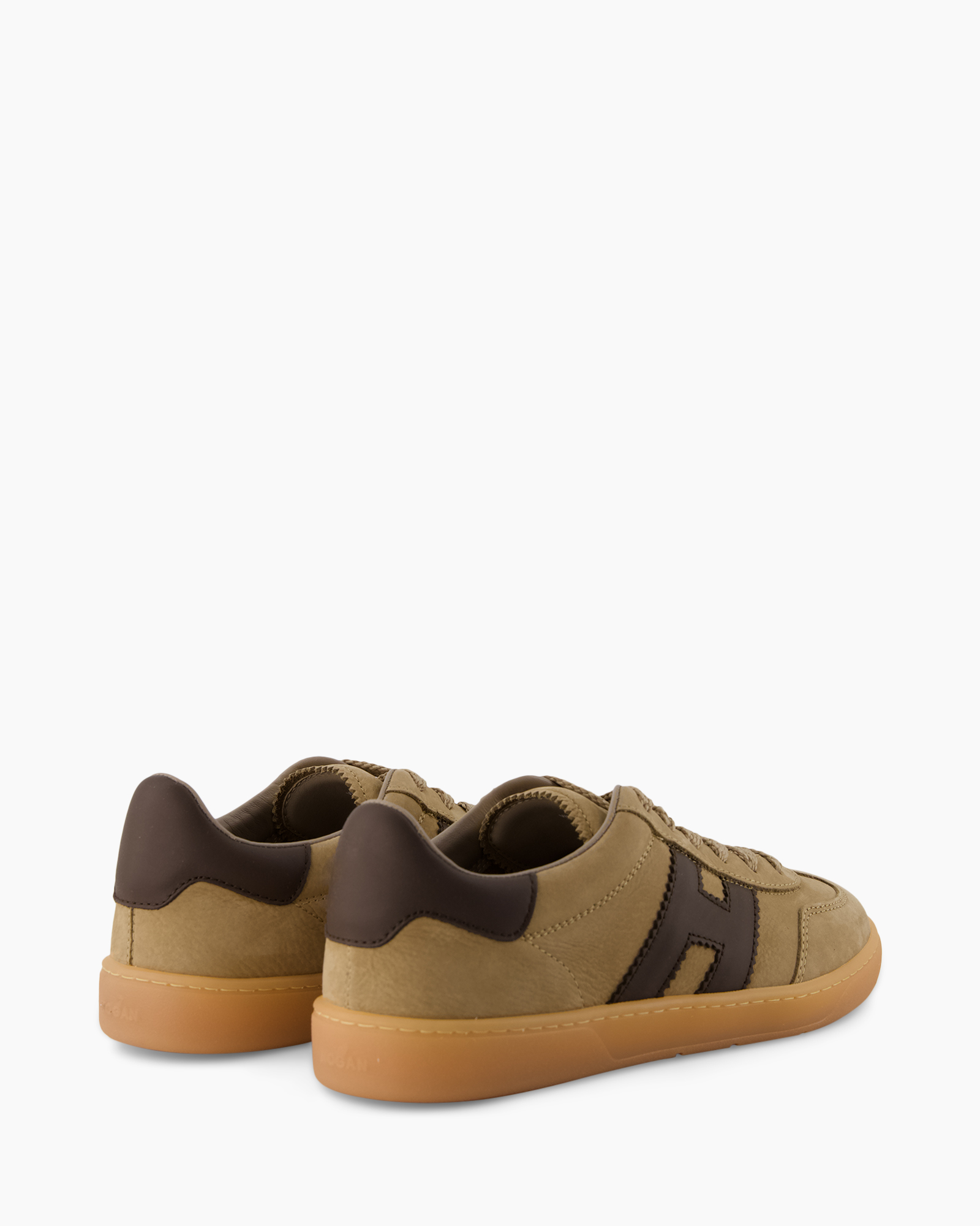 sneakers, casual, tan, gum sole, leather accent