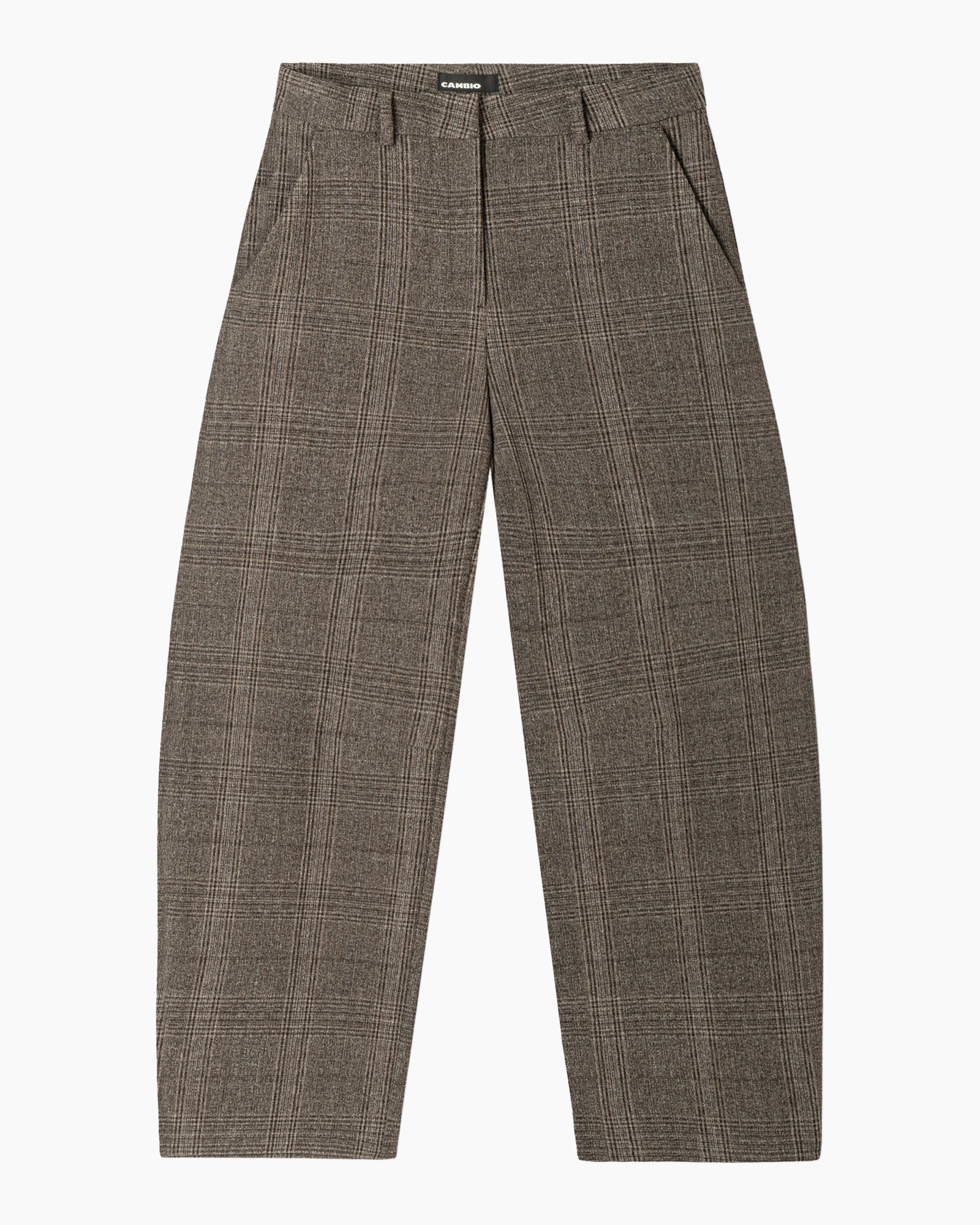 trousers, plaid, checkered, pants, twill, brown-gray