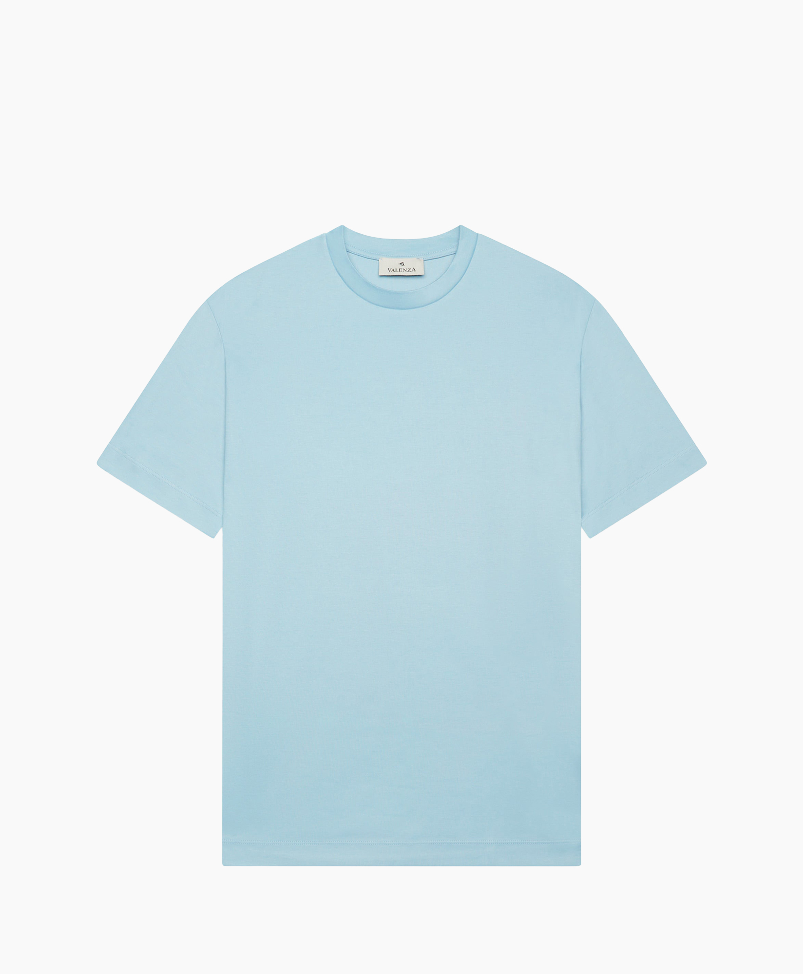 T-shirt Interlock Supima Blauw dessin