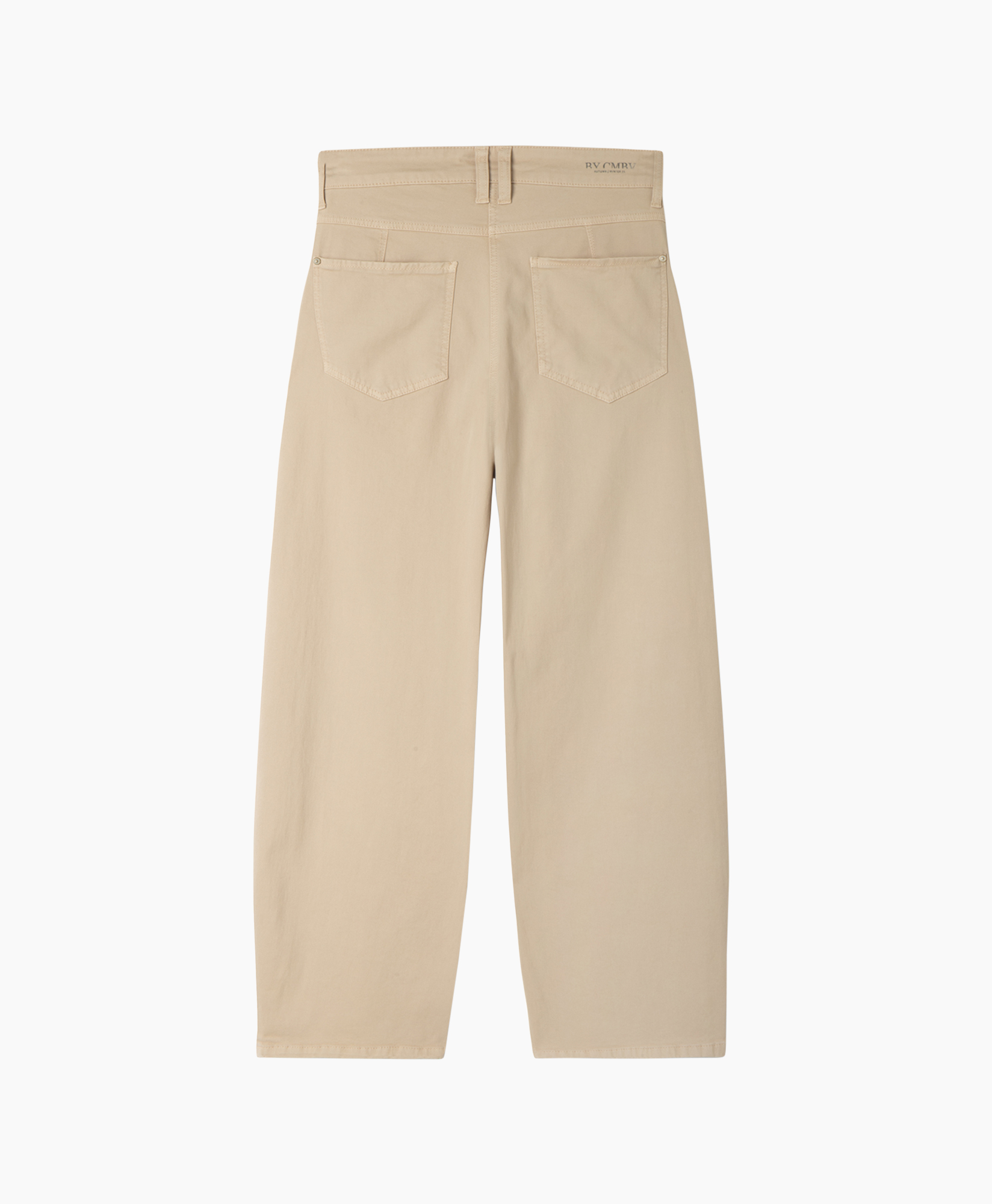 pants, khaki, beige, back pockets, loose fit