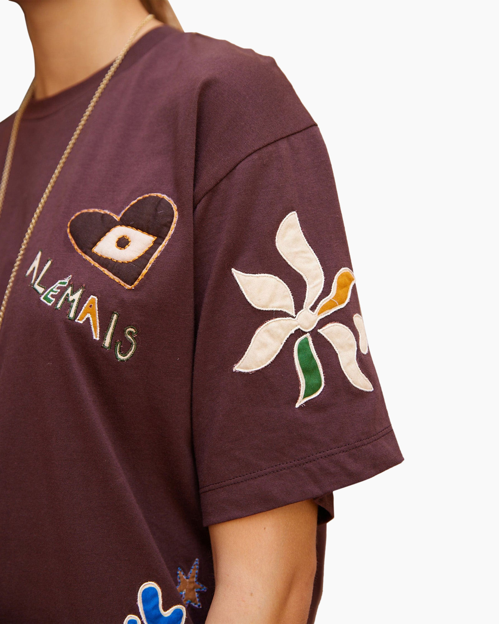 T-Shirt, Applique, Shirt, Person, Fashion