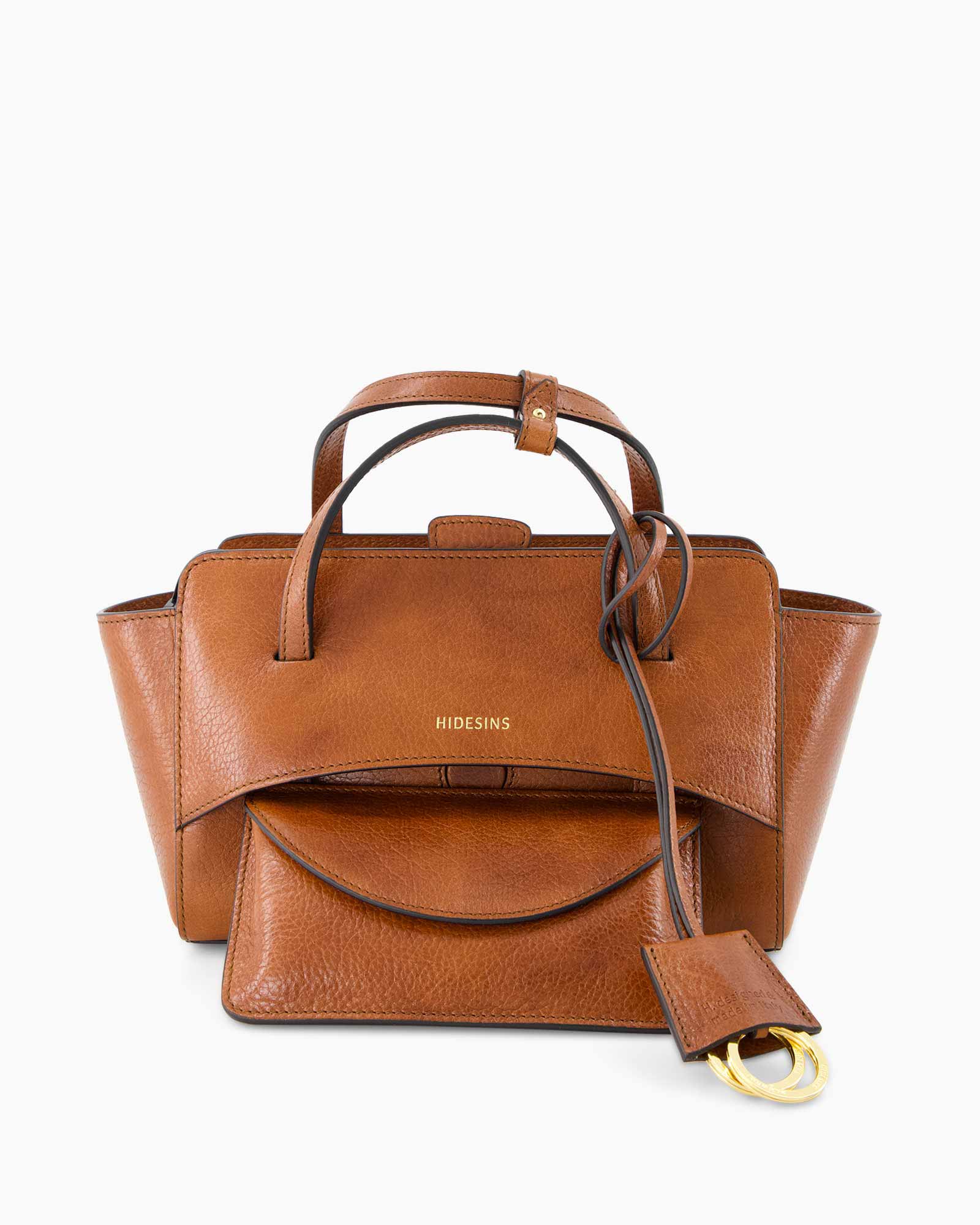 handbag, brown leather, crossbody bag, tote, gold hardware
