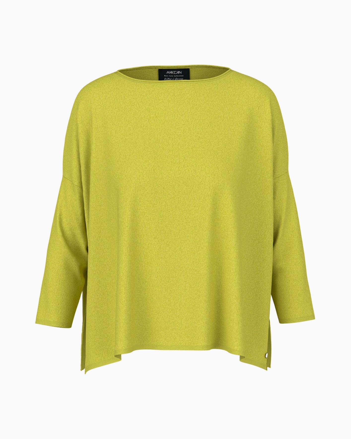 sweater, pullover, lime green, long sleeves, loose fit