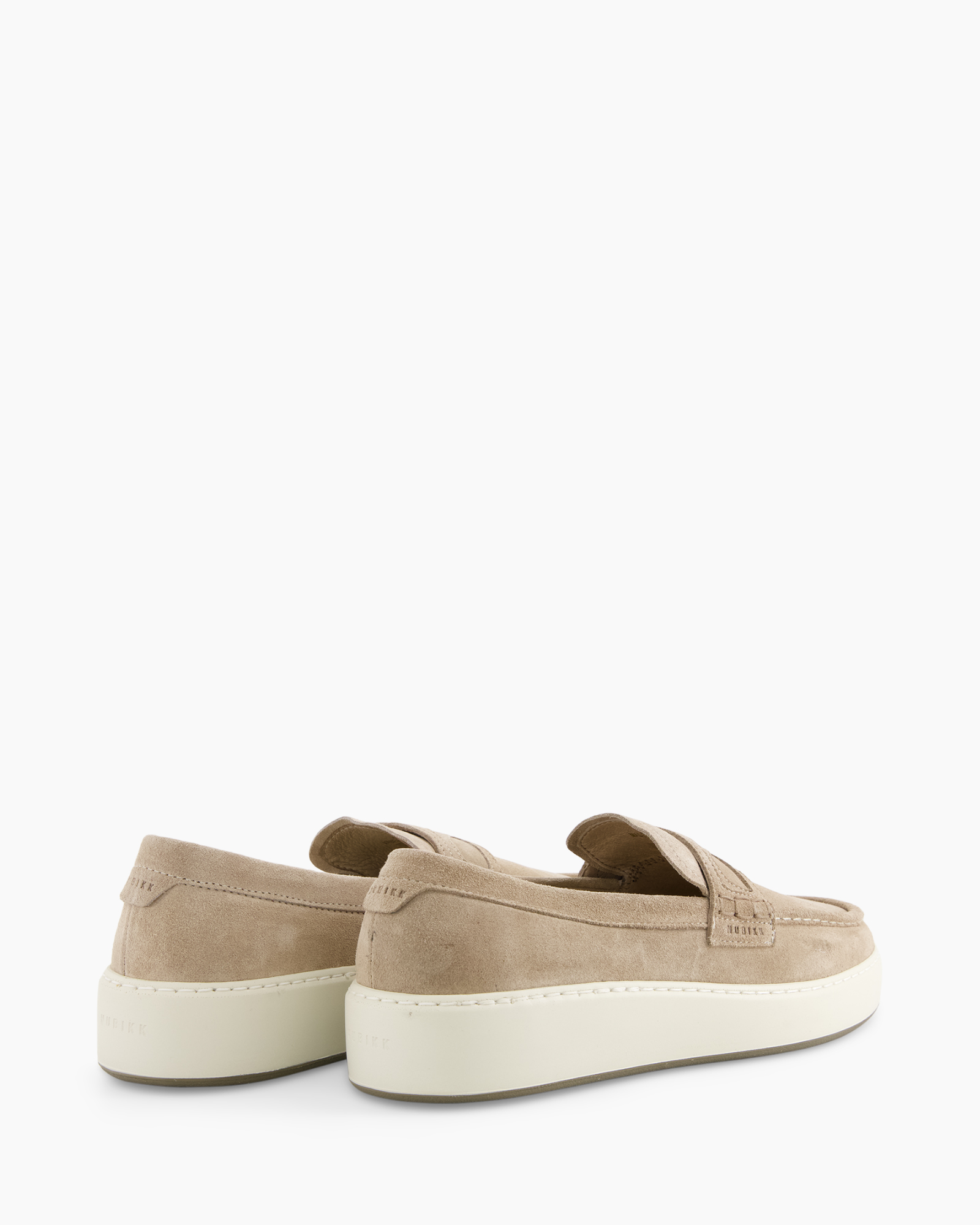 moccasins, slippers, suede, beige, platform