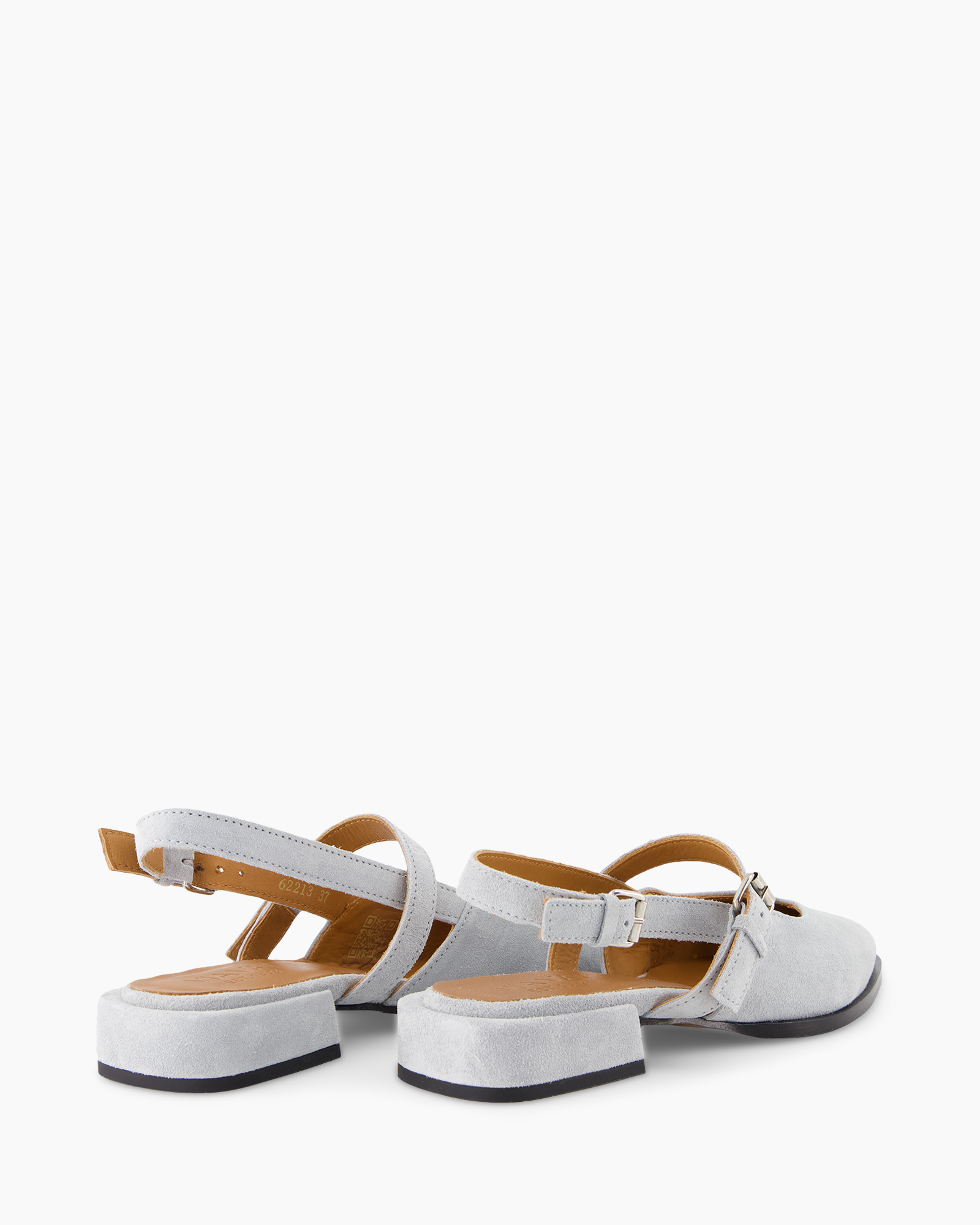 sandal, platform, open-back, blue-gray, buckled