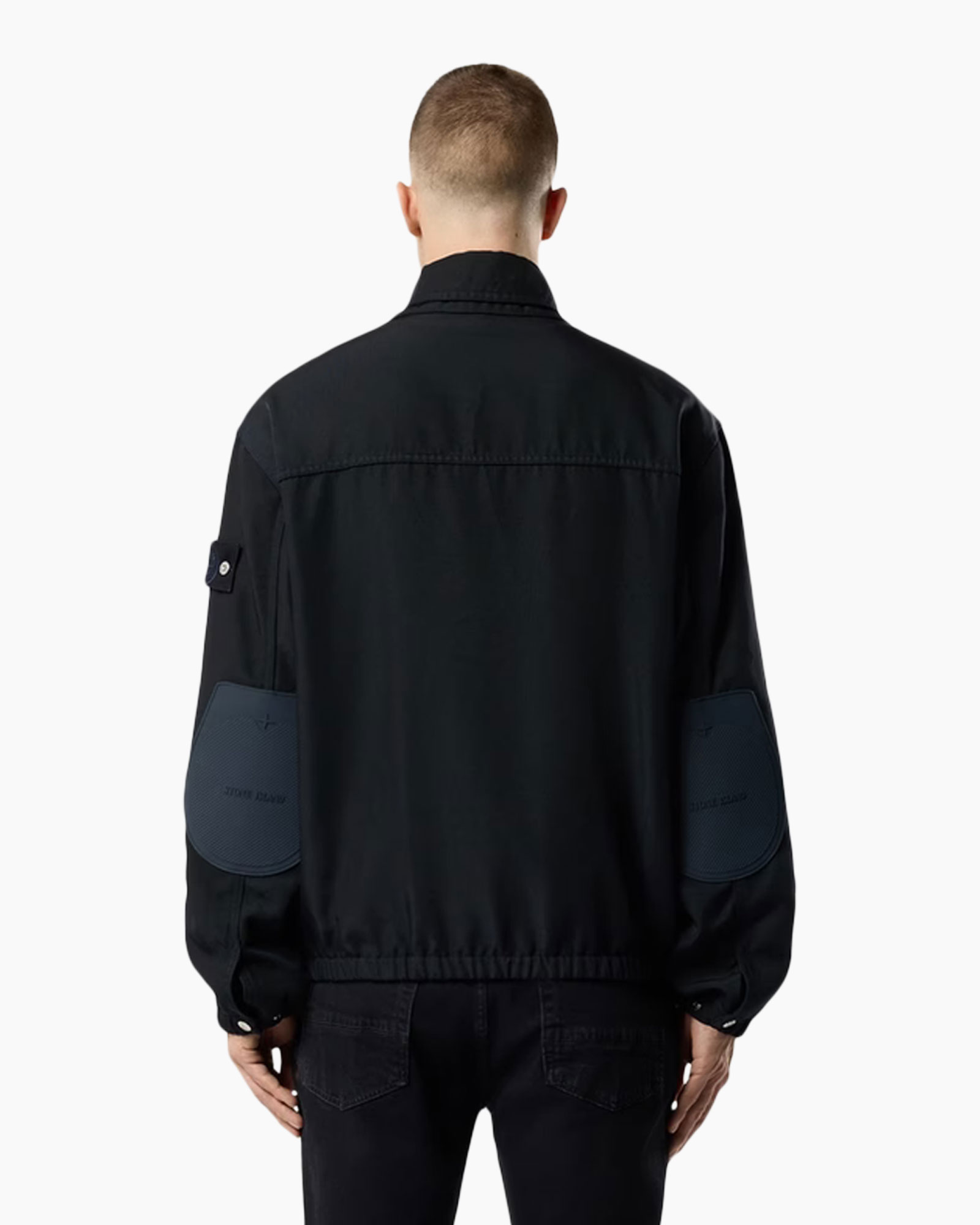 jacket, windbreaker, black, zipper, large pockets