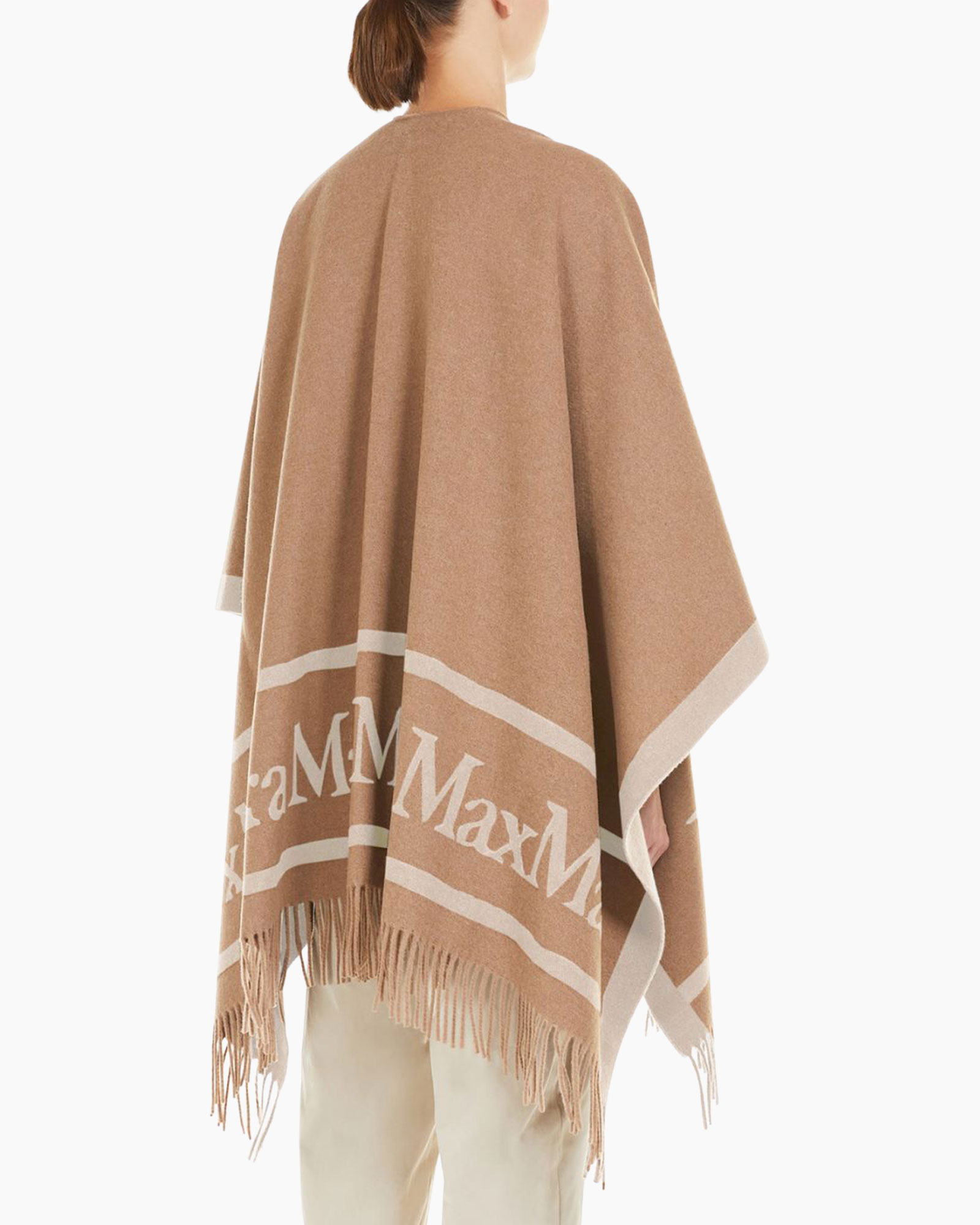 poncho, camel color,  fringed, soft weave, wrap