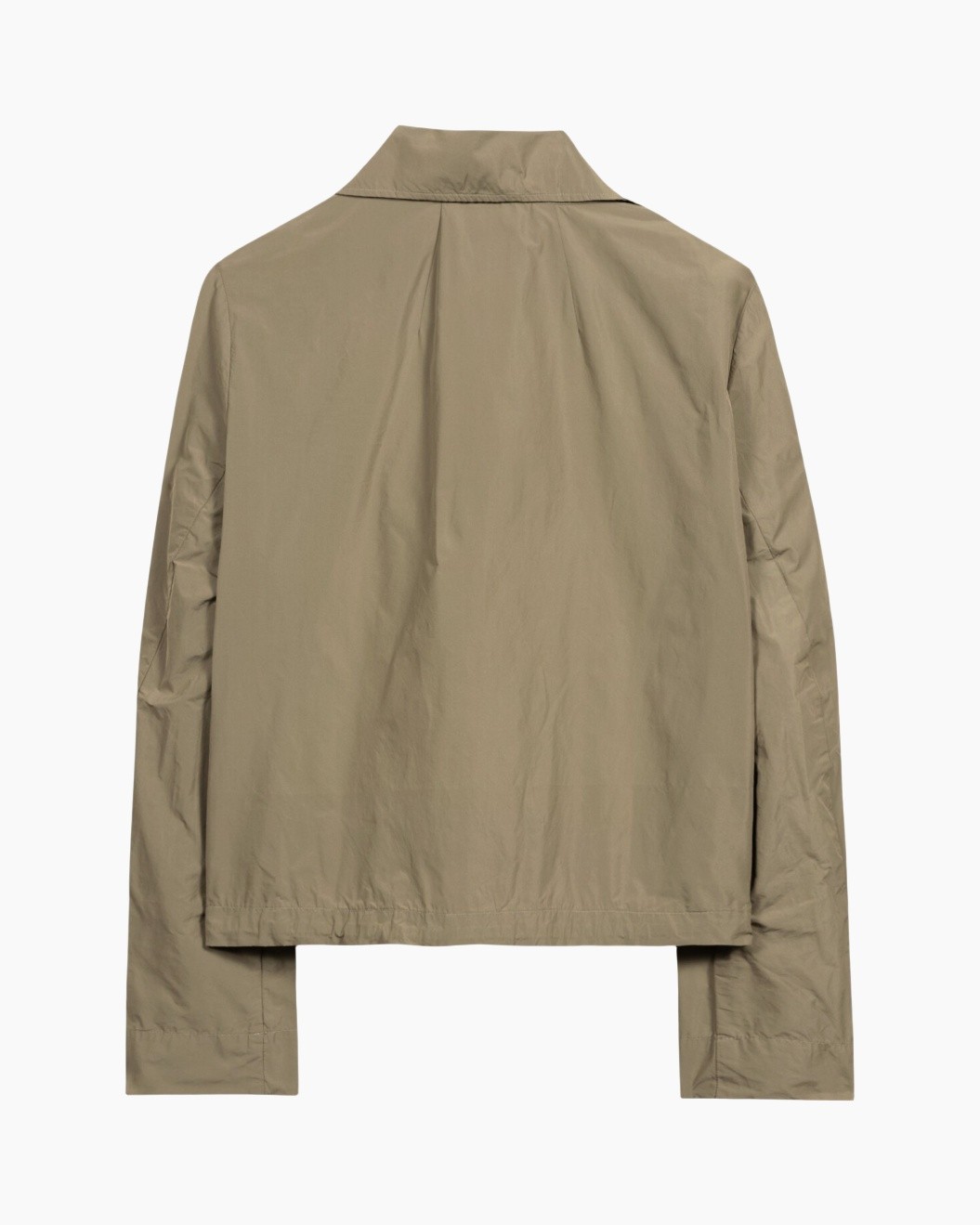 jacket, beige, windbreaker, long-sleeve, collar
