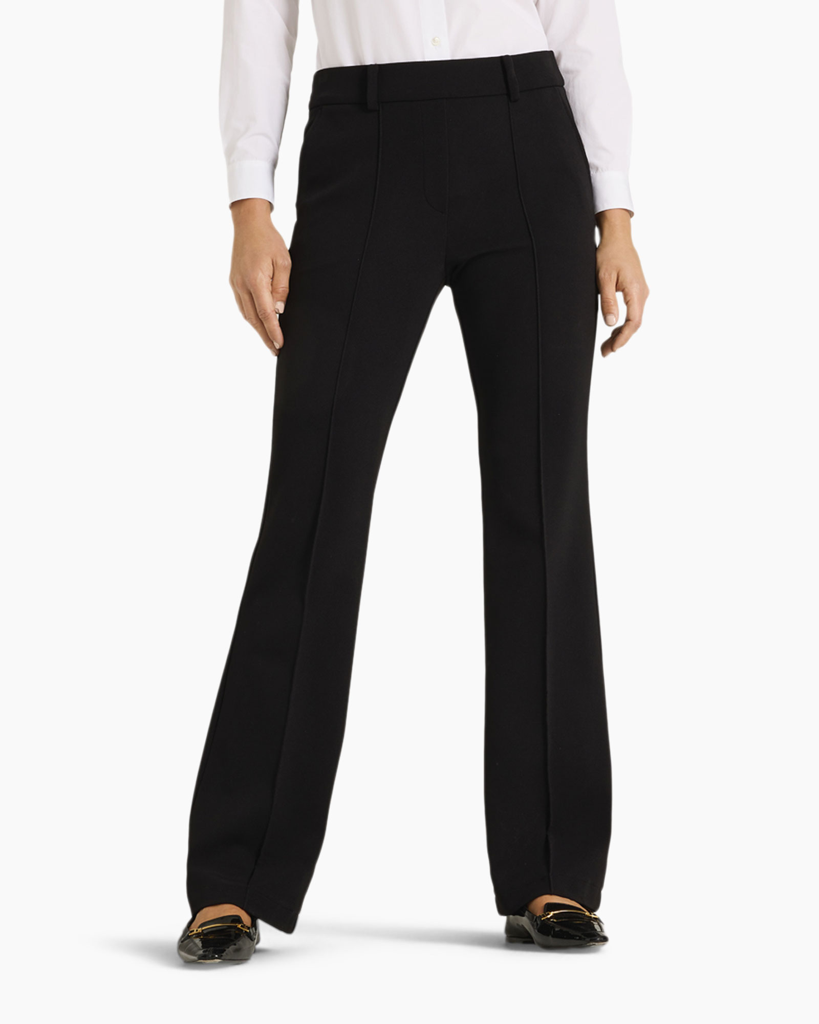 pants, trousers, black, flare, formal