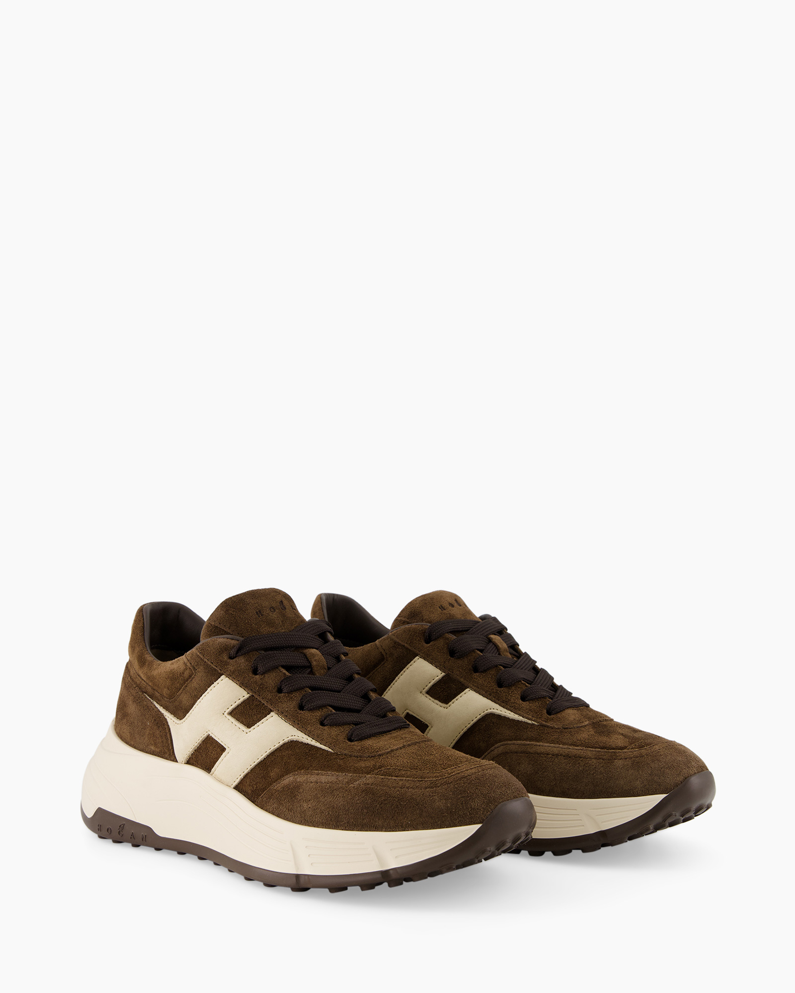 brown, suede, sneaker, platform, lace-up