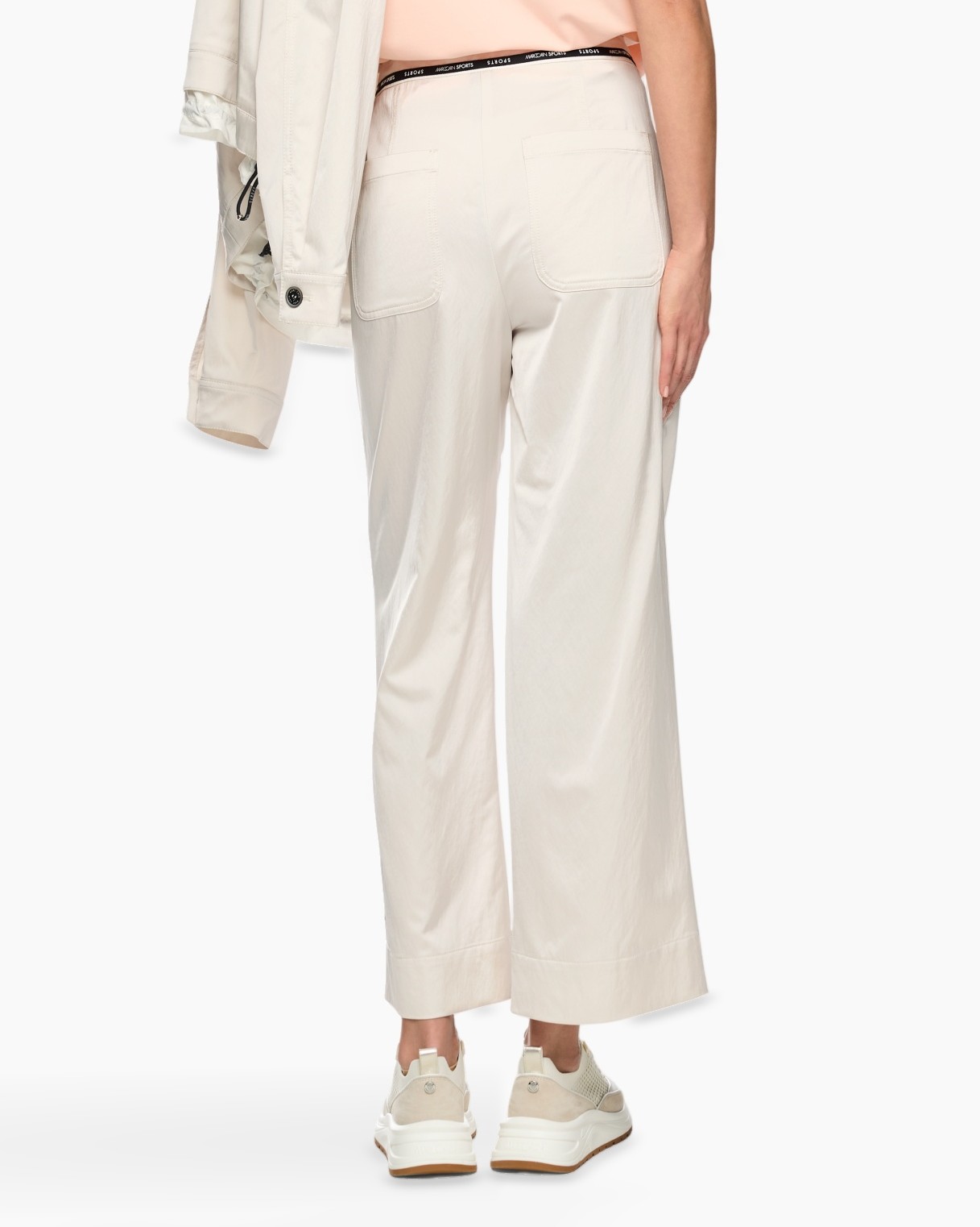 pants, wide-leg, beige, linen, casual