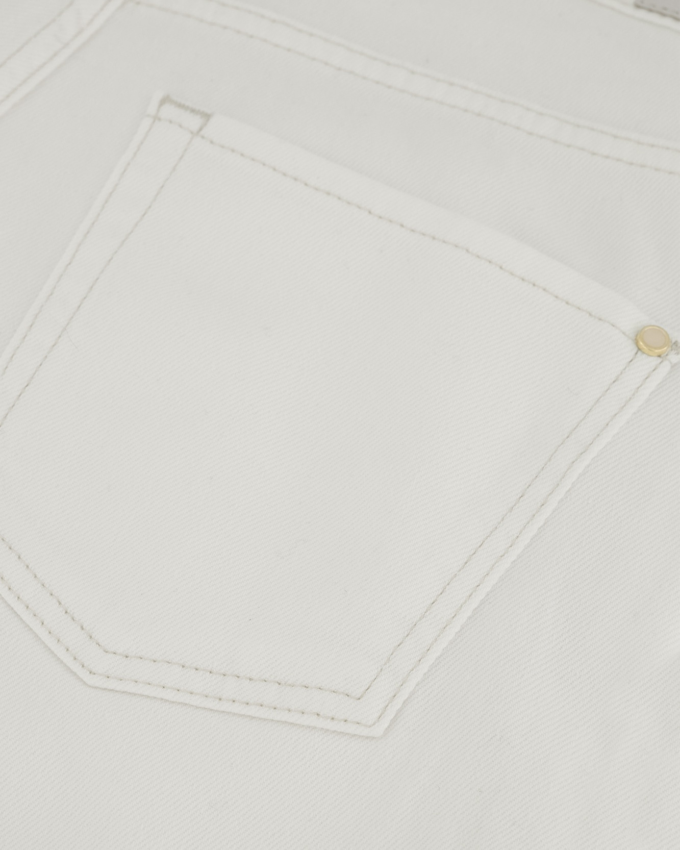 pocket, jeans, white, stitching, gold rivet