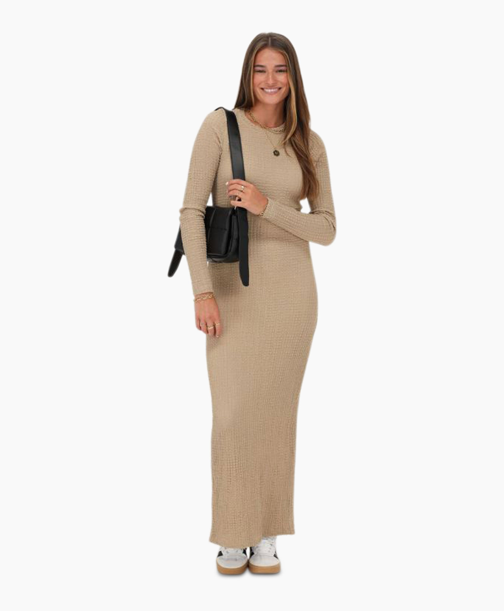 Jurk Mj11774 Beige