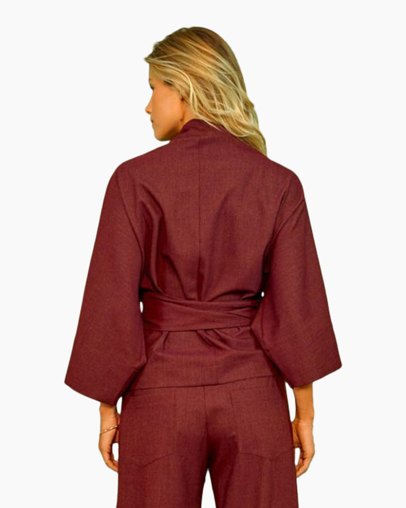 kimono, robe, belt, wide_sleeves, rust_color