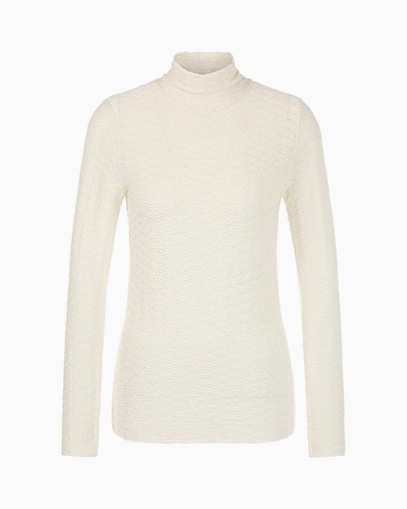 turtleneck, textured, cream, long-sleeve, knit