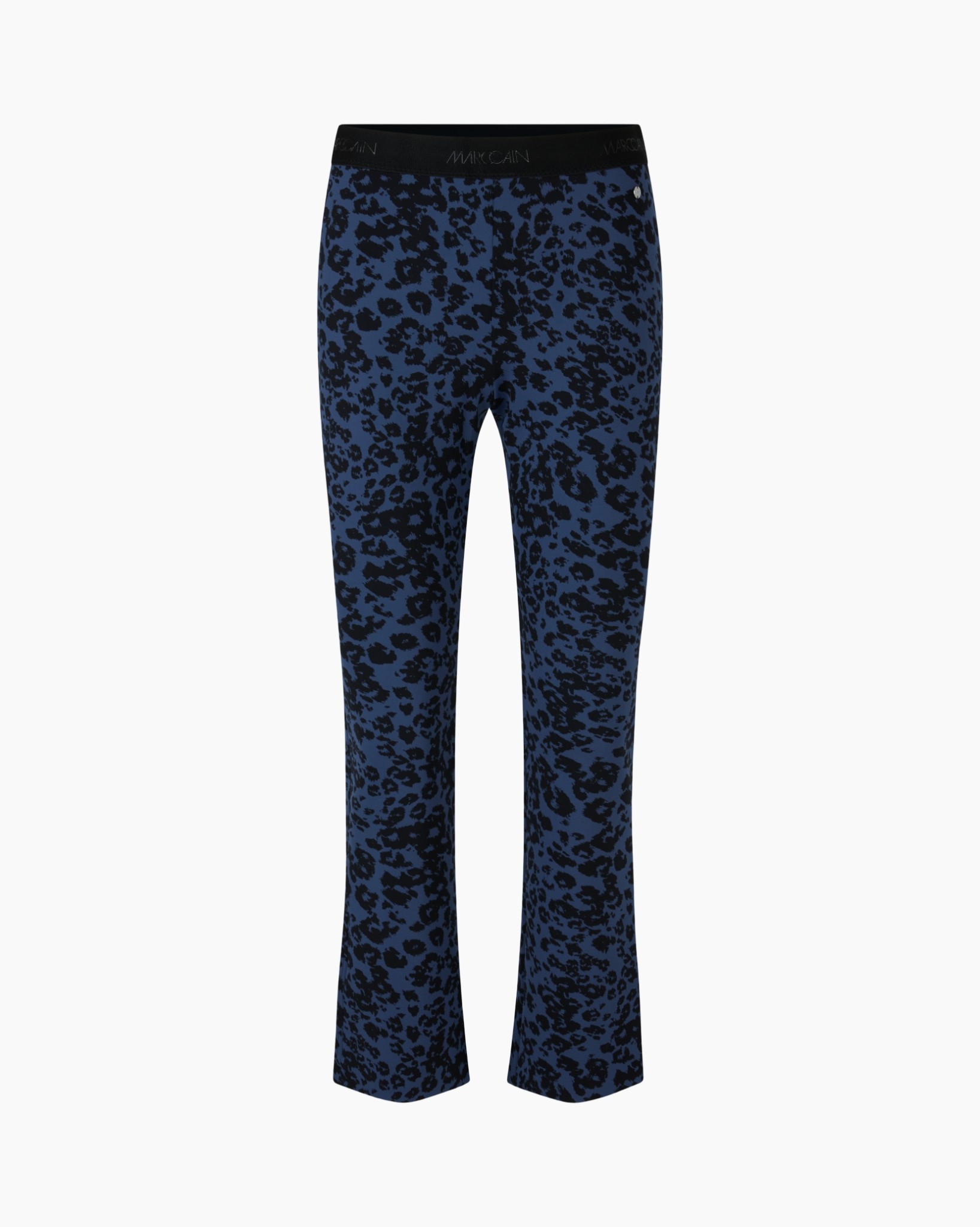pants, leggings, leopard print, blue, elastic waistband