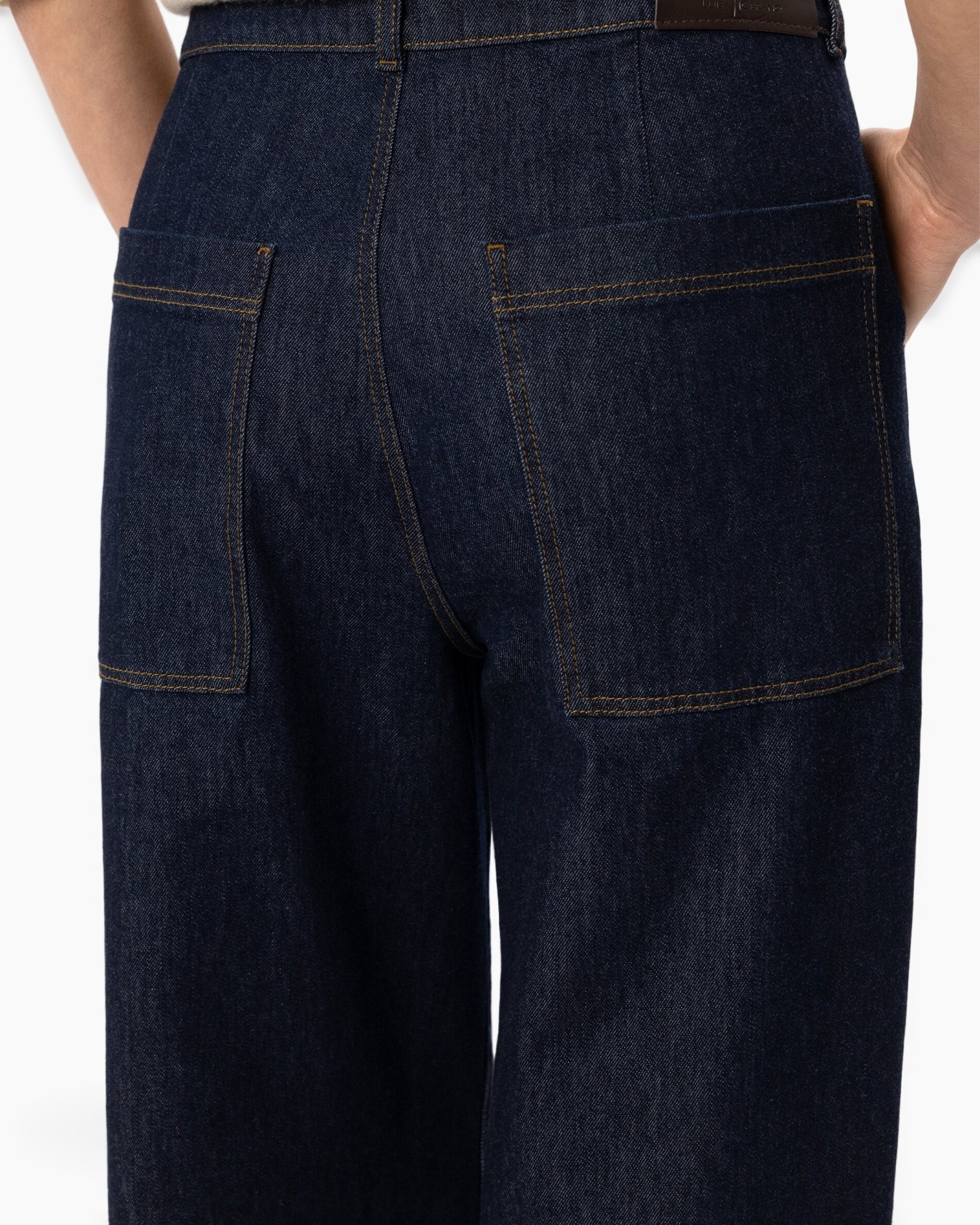 jeans, denim, back pocket, blue, stitching